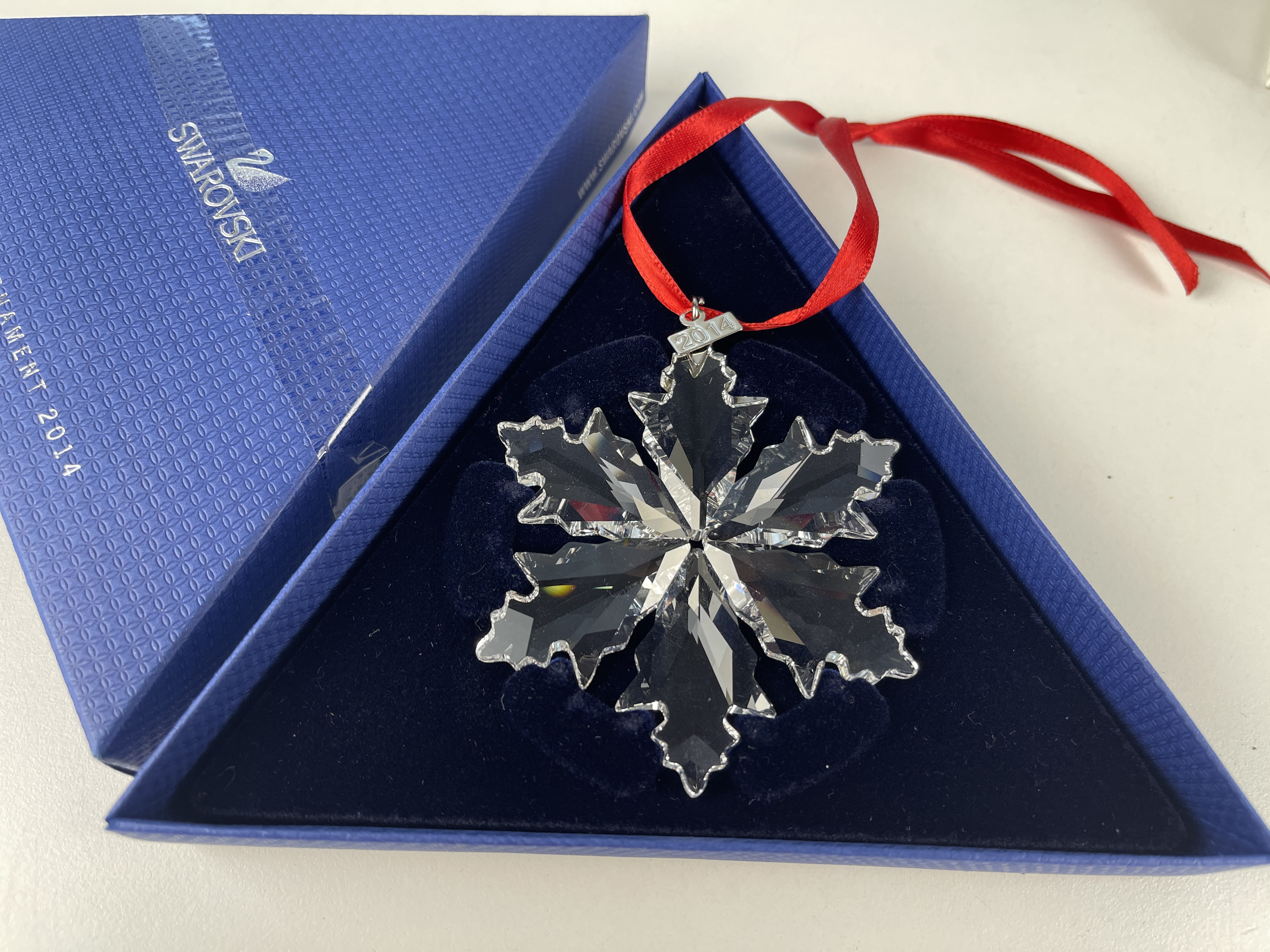  Swarovski Figur 5059026 Weihnachtsstern 2014 Groß 7,9 cm. Top Zustand 