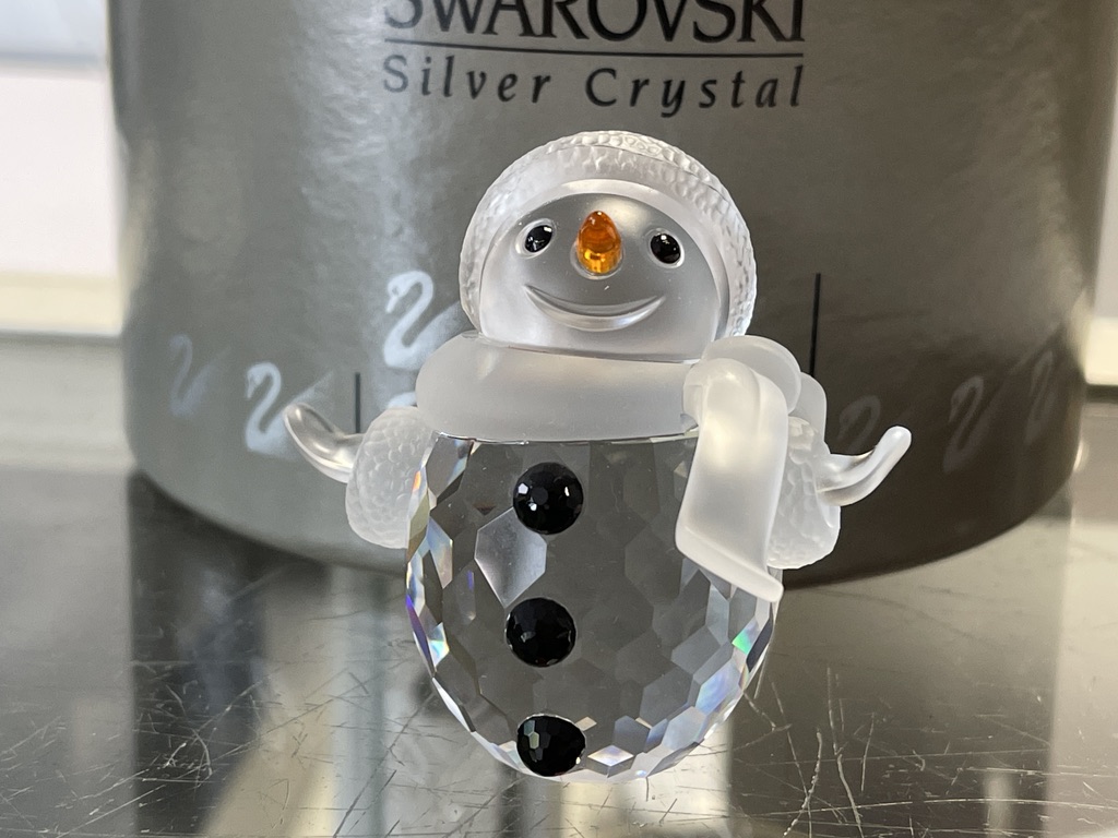 Swarovski Figur Kristall 250229 Vater Schneemann 5,7 cm mit Ovp & Zertifikat. Top Zustand 