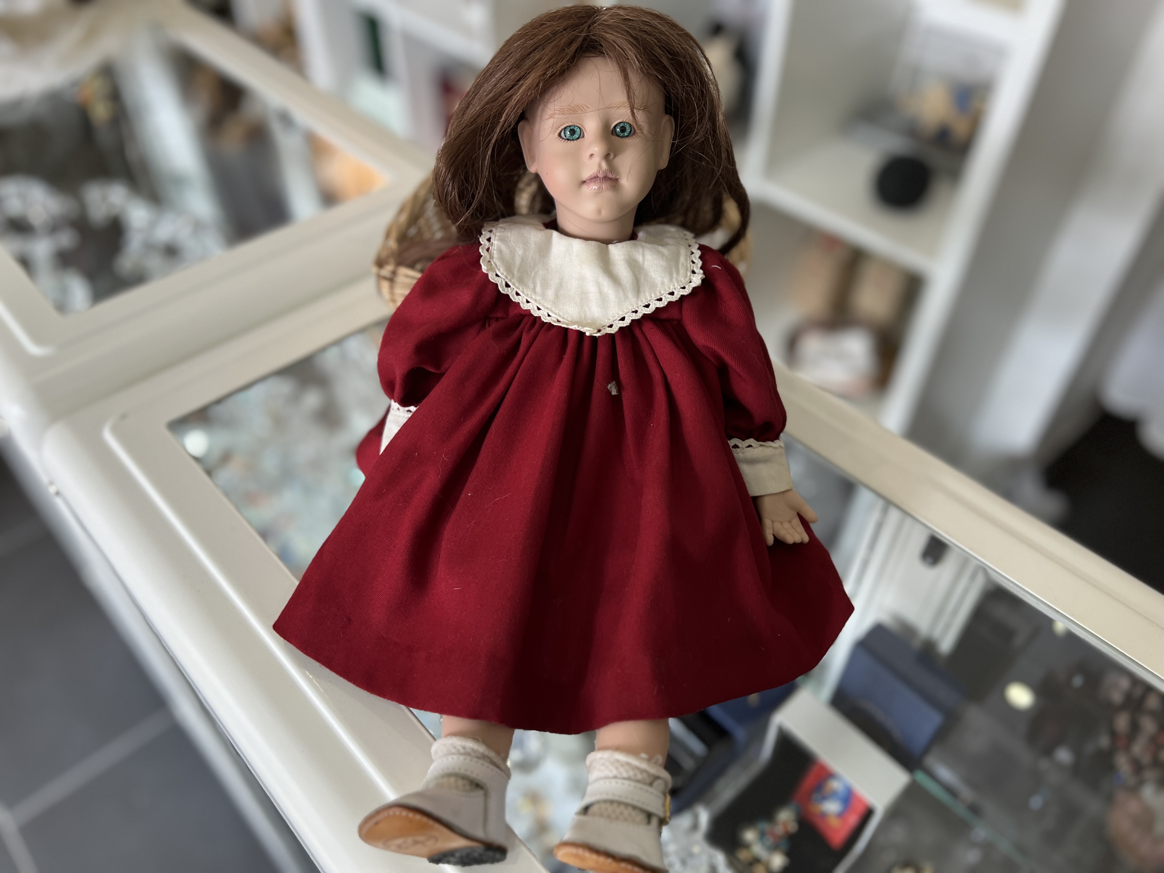 Ruth Treffeisen Vinyl Künstlerpuppe Puppe 41 cm. Top Zustand    Ruth Treffeisen Vinyl Künstlerpuppe Puppe 41 cm. Top Zustand