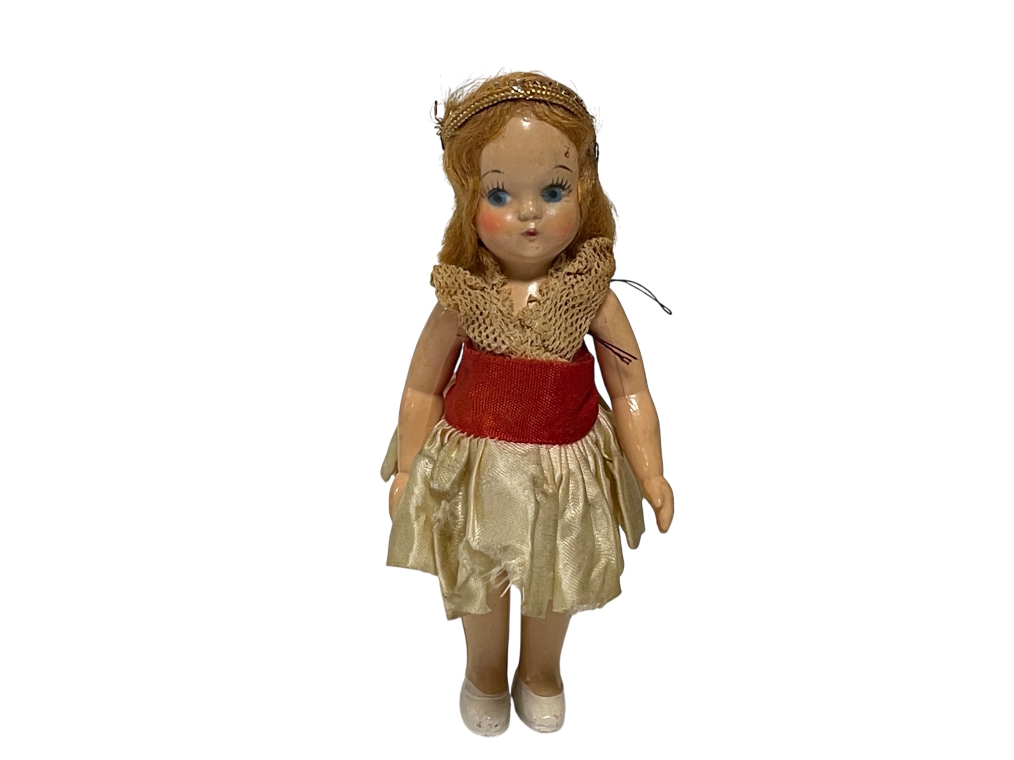 Künstlerpuppe Sammlerpuppe Vinyl Puppe 13 cm  Zustand siehe Fotos    