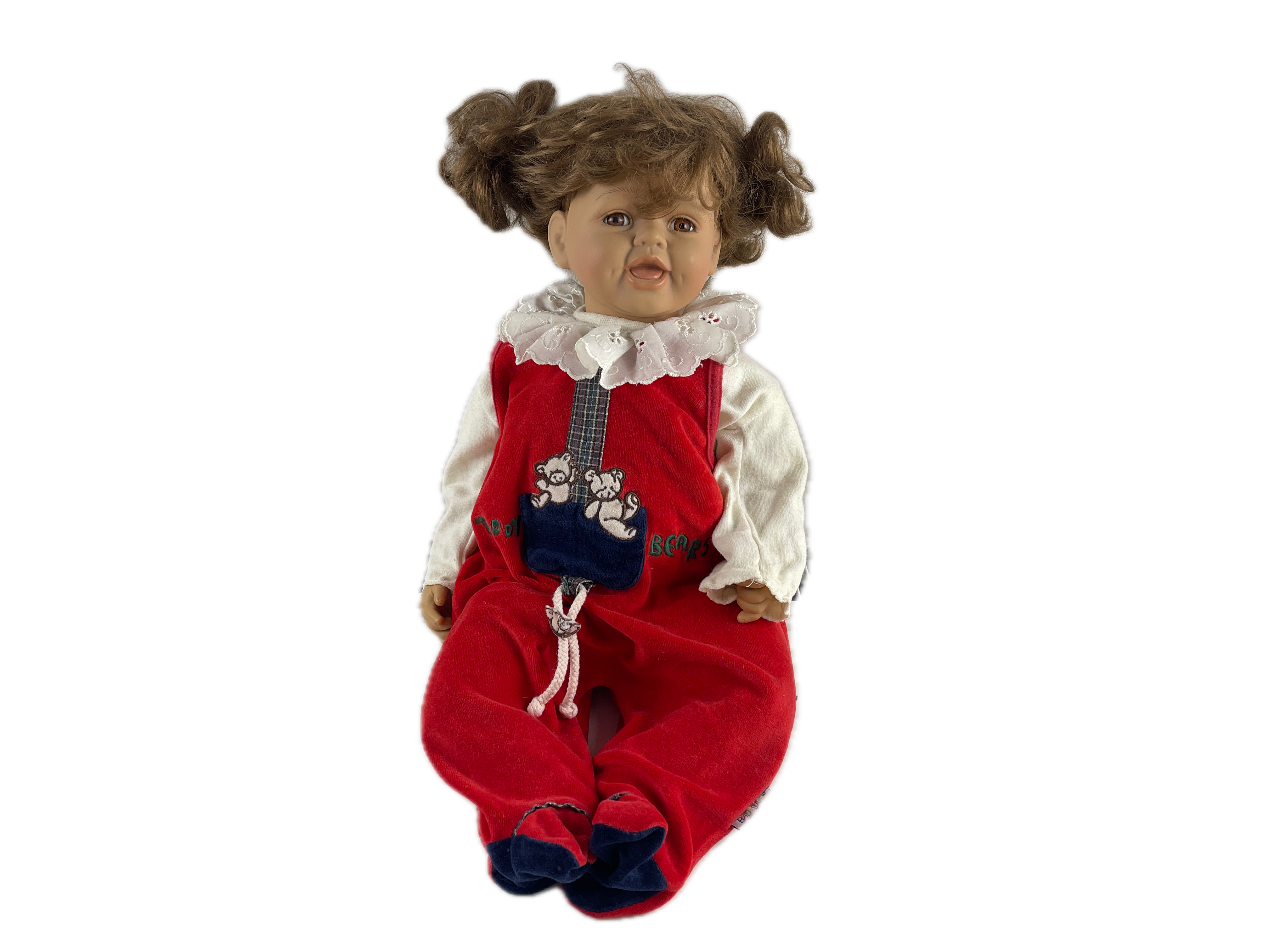 Künstlerpuppe Vinyl Puppe 53 cm. Guter Zustand   