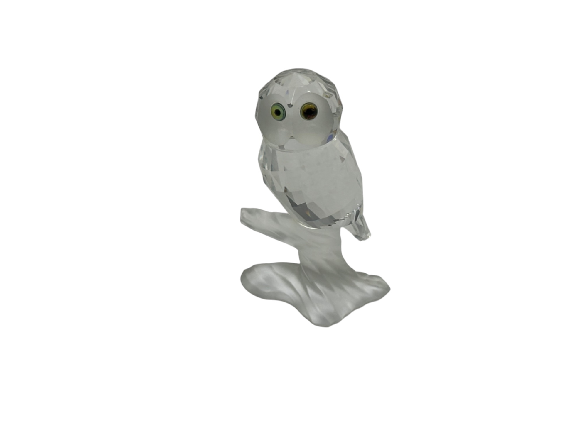 Swarovski Figur Kristall 119442 Eule auf Ast 5,7 cm. Top Zustand