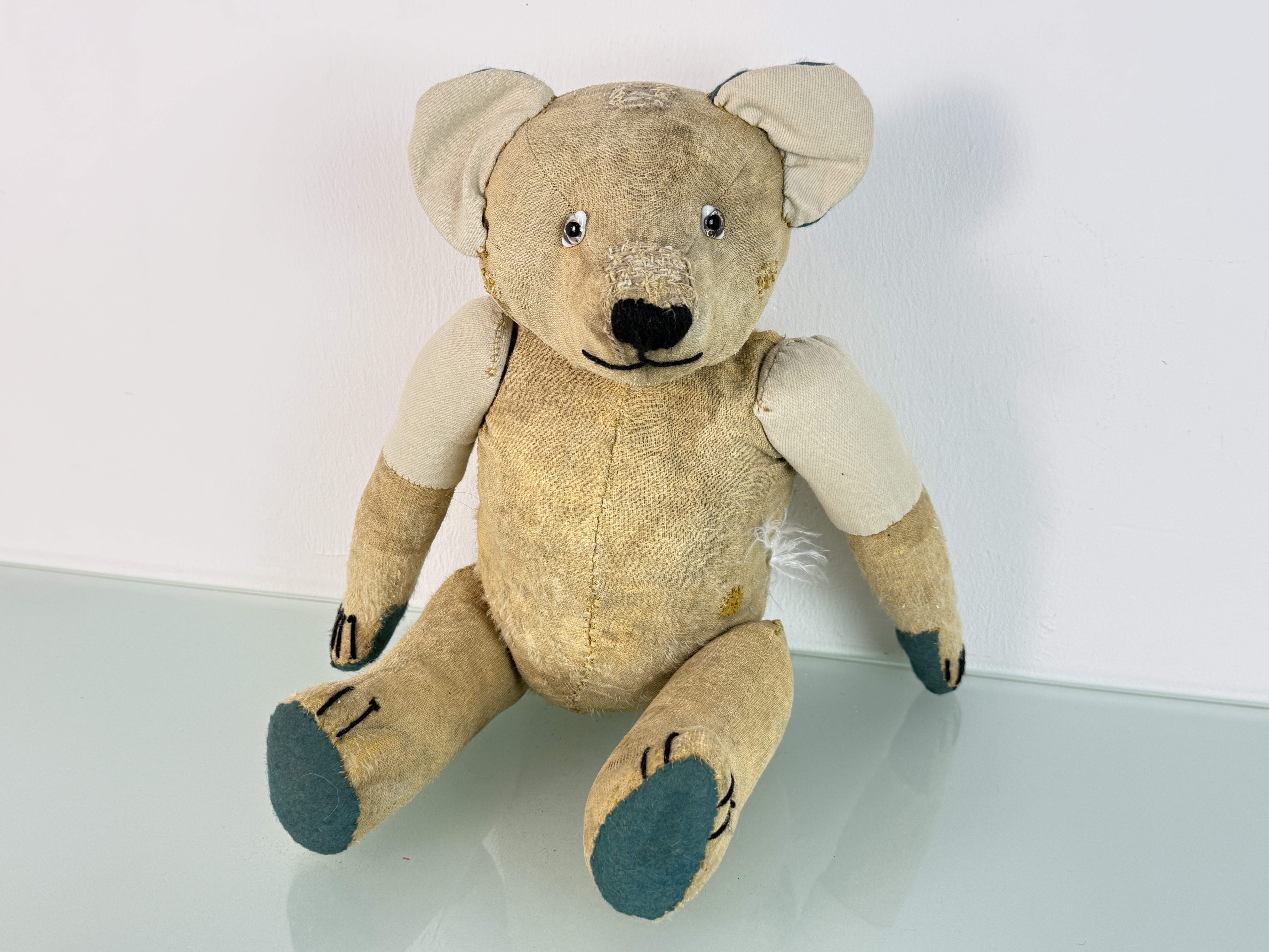 Alter Sammler Teddy Bär Künstlerbär 48 cm. Zustand Siehe Fotos 