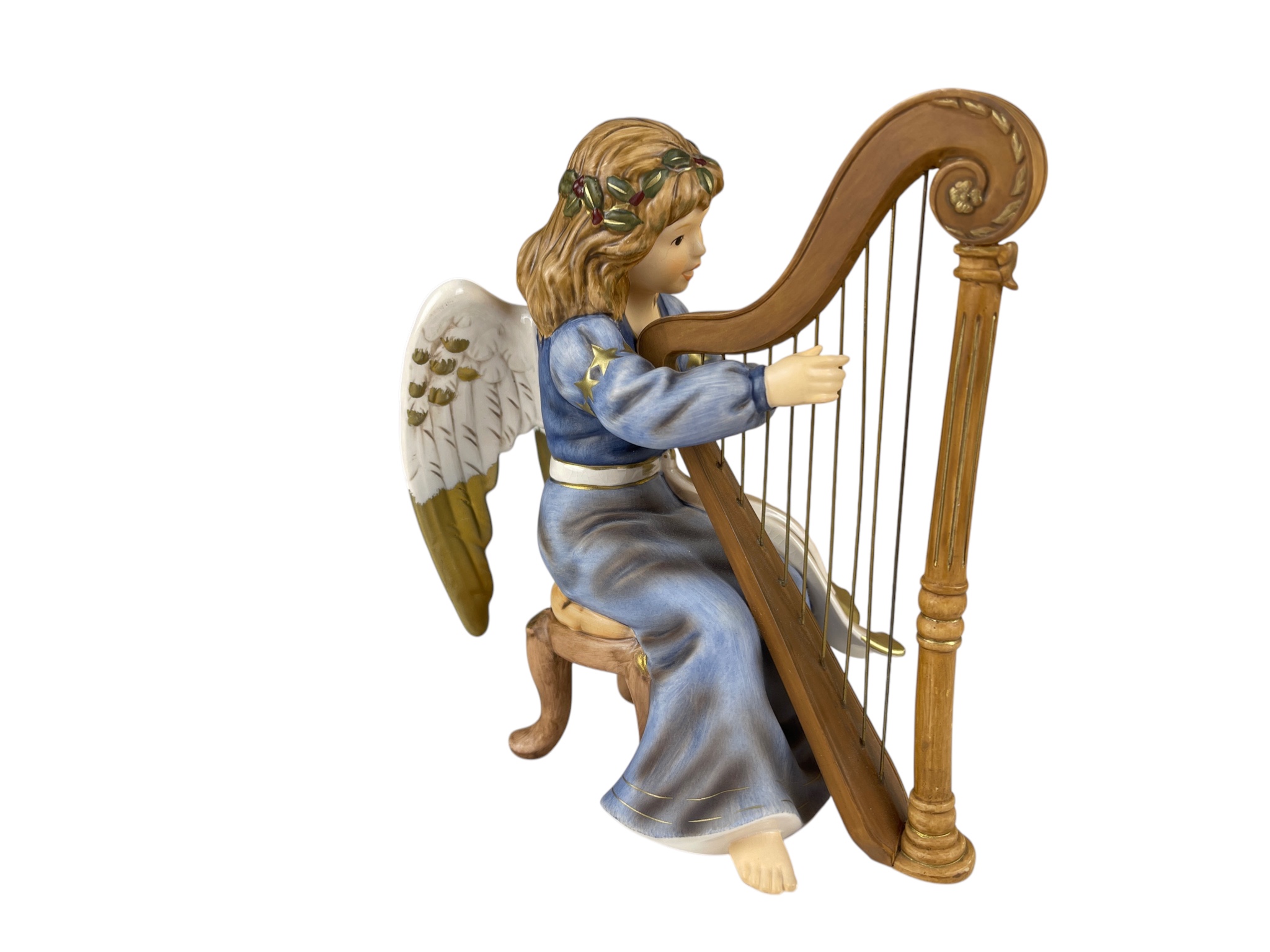 Goebel Figur Engel mit Harfe 18 cm - Top Zustand.   