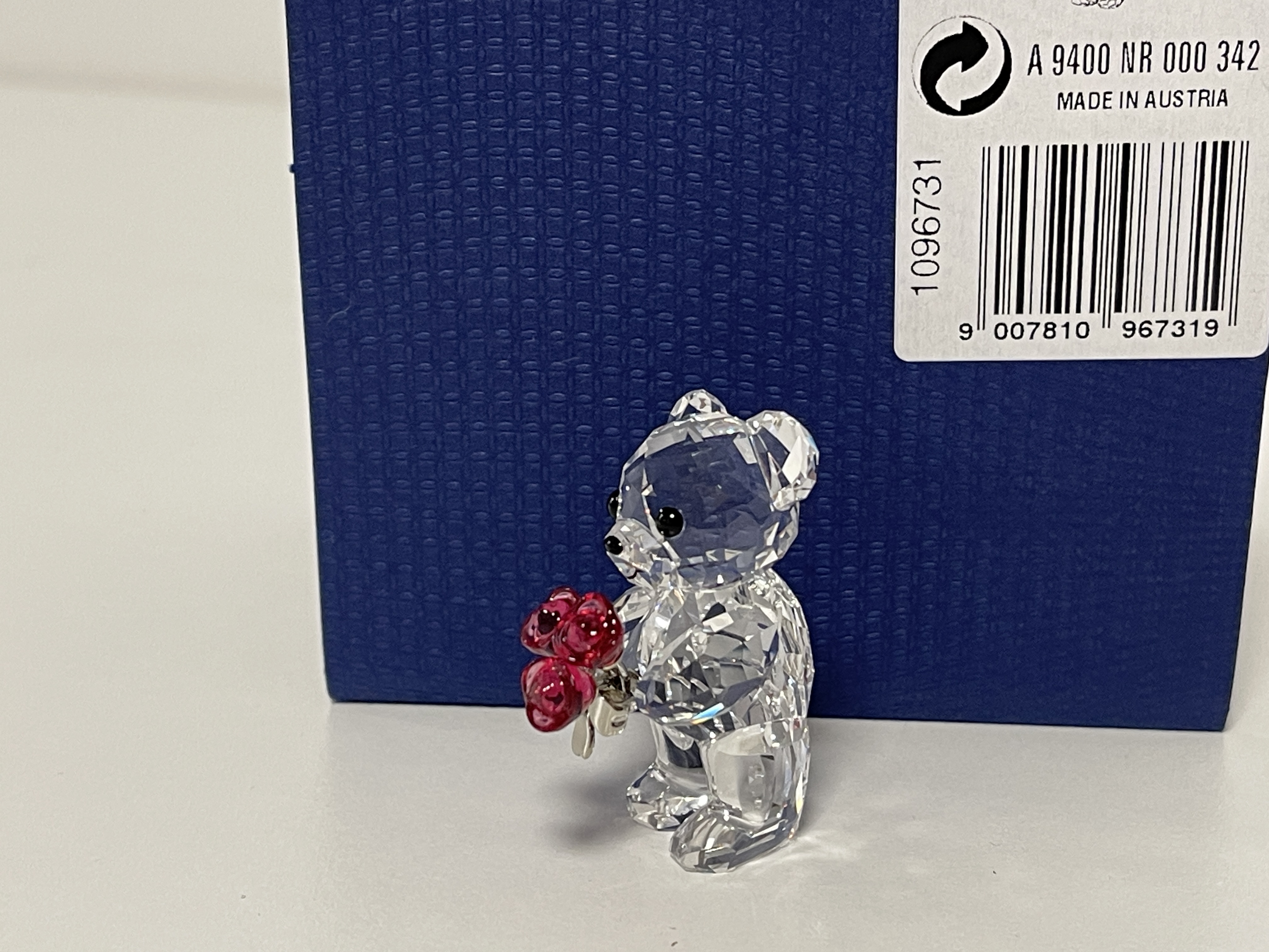 Swarovski Figur 1096731 Kris Bär Rote Rosen für Dich 4,2 cm mit Ovp 