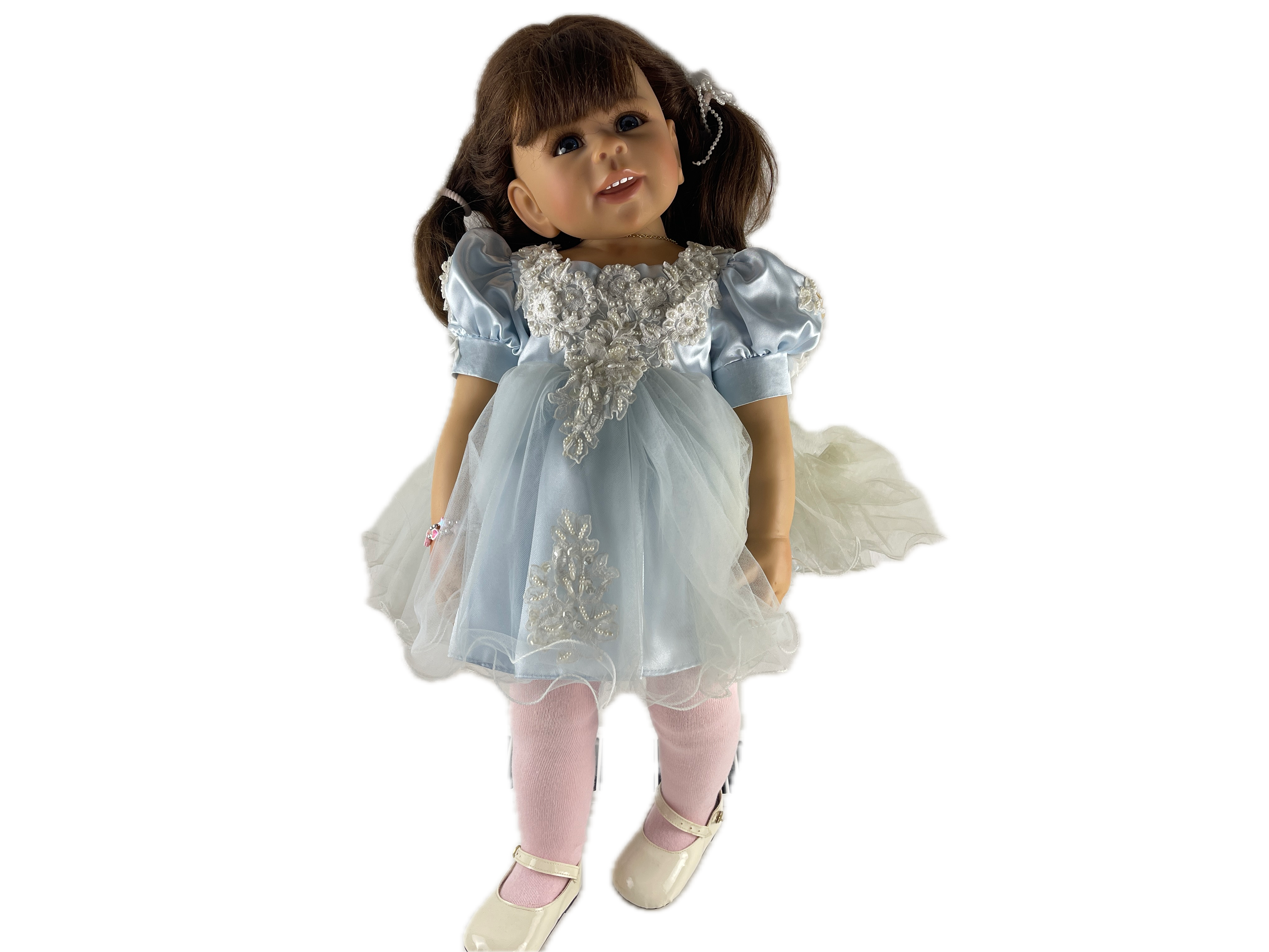 Monika Levenig Künstlerpuppe Vinyl Puppe 66 cm. Top Zustand  