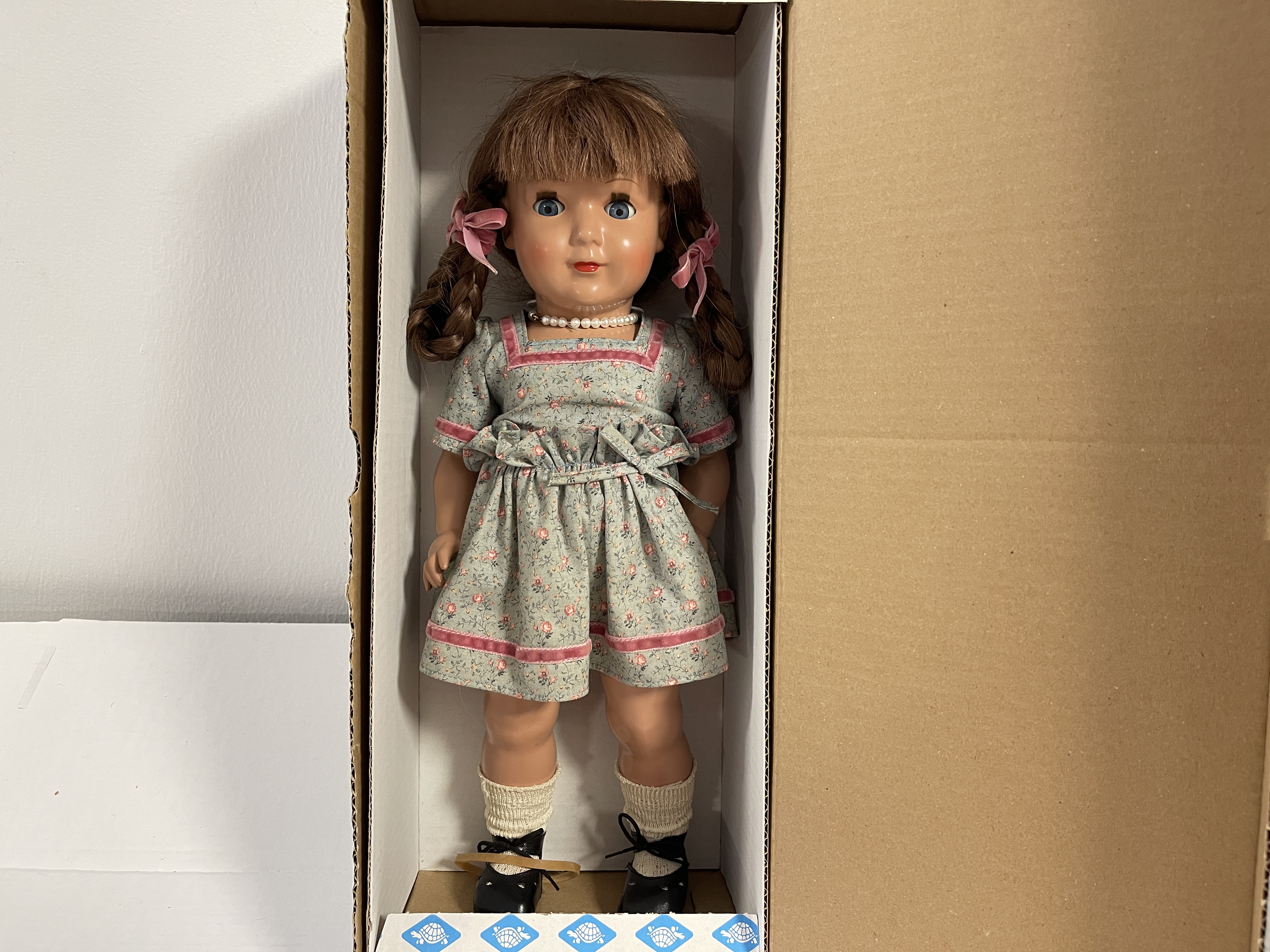  Schildkröt Puppe Schildkrötpuppe Puppe Brigitte 46 cm. Top Zustand