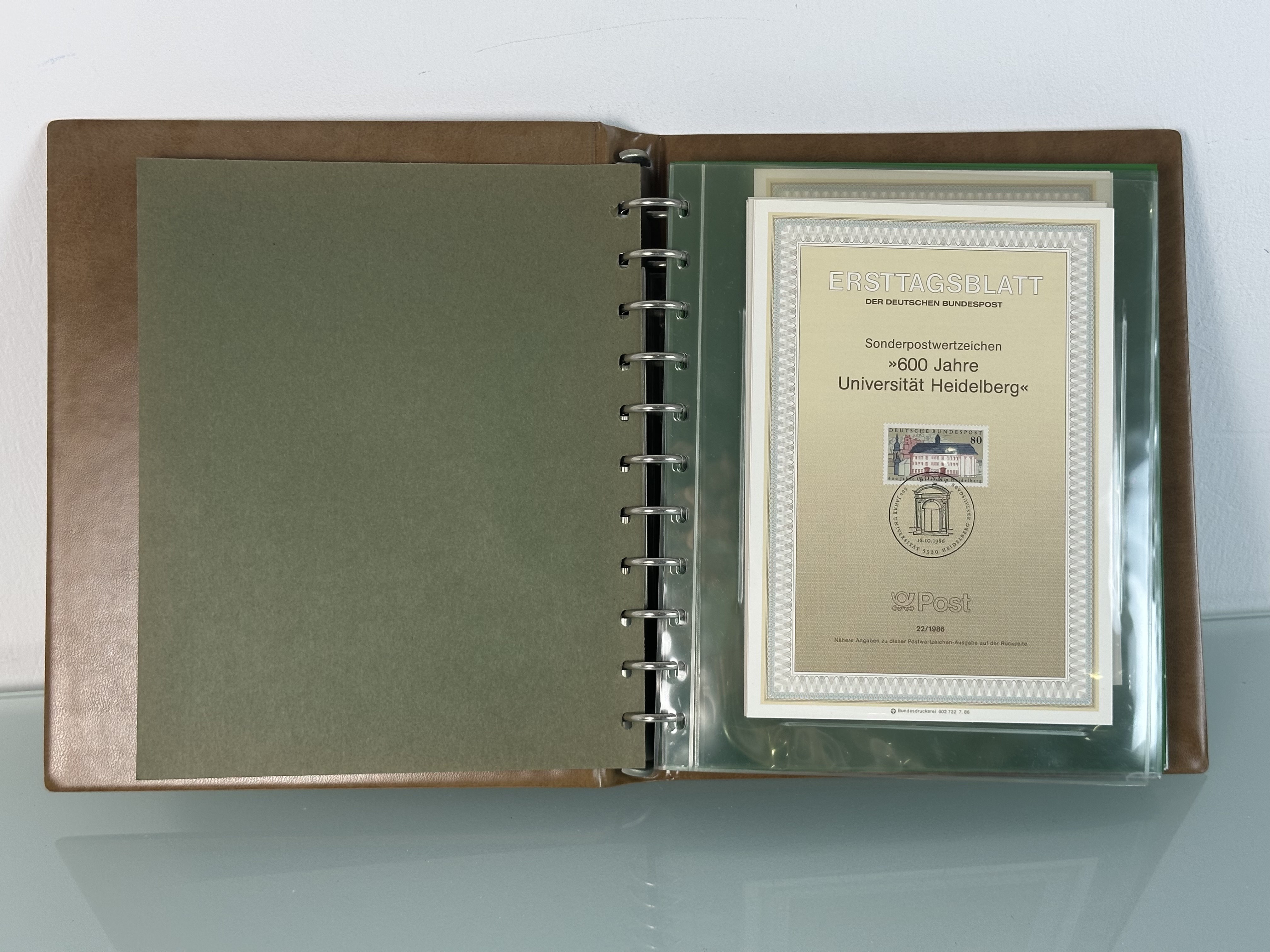 Sammler Ersttagsblatt Album 1986-1990 & Gemischt. Top Zustand