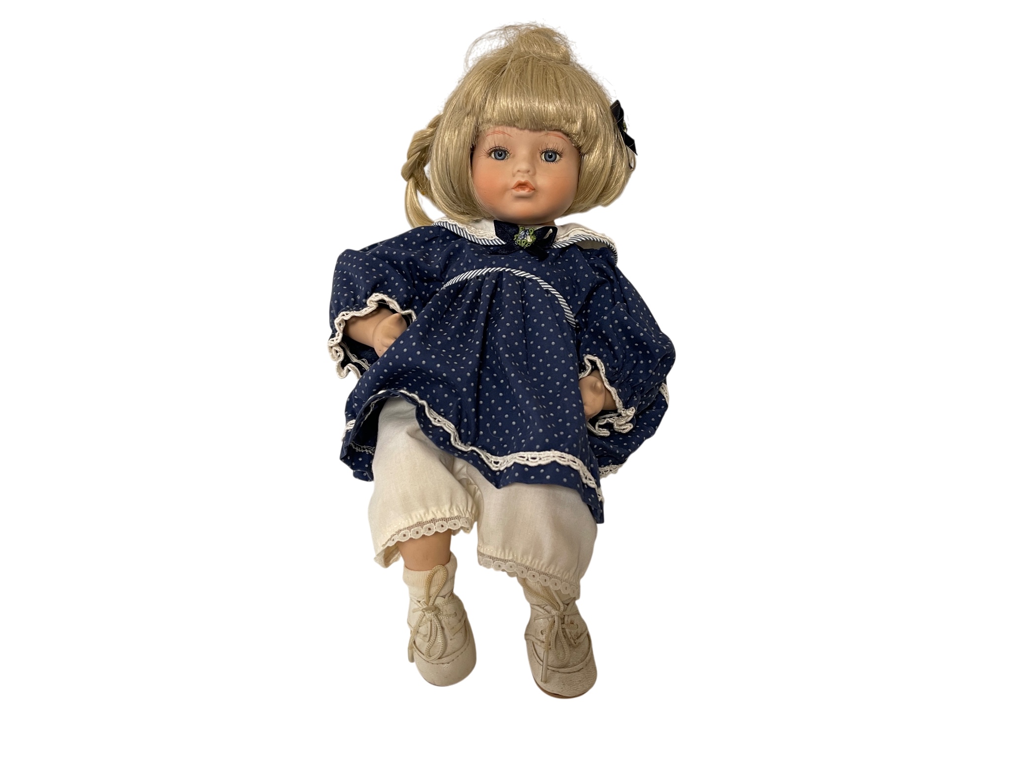 Künstlerpuppe Porzellanpuppe 30 cm. Top Zustand    