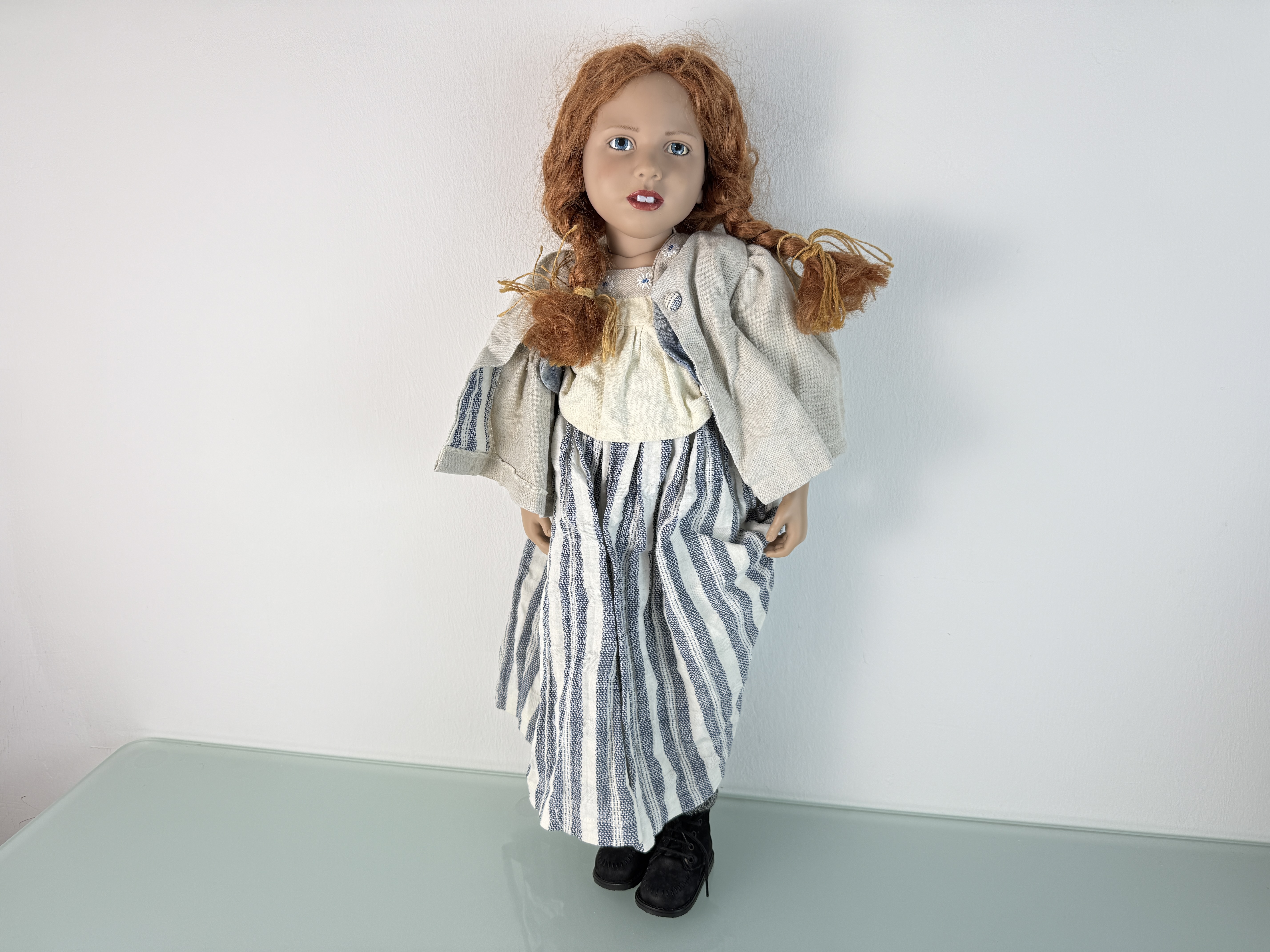 Zwergnase Künstlerpuppe Nicole Marschollek Puppe 65 cm. Top Zustand   