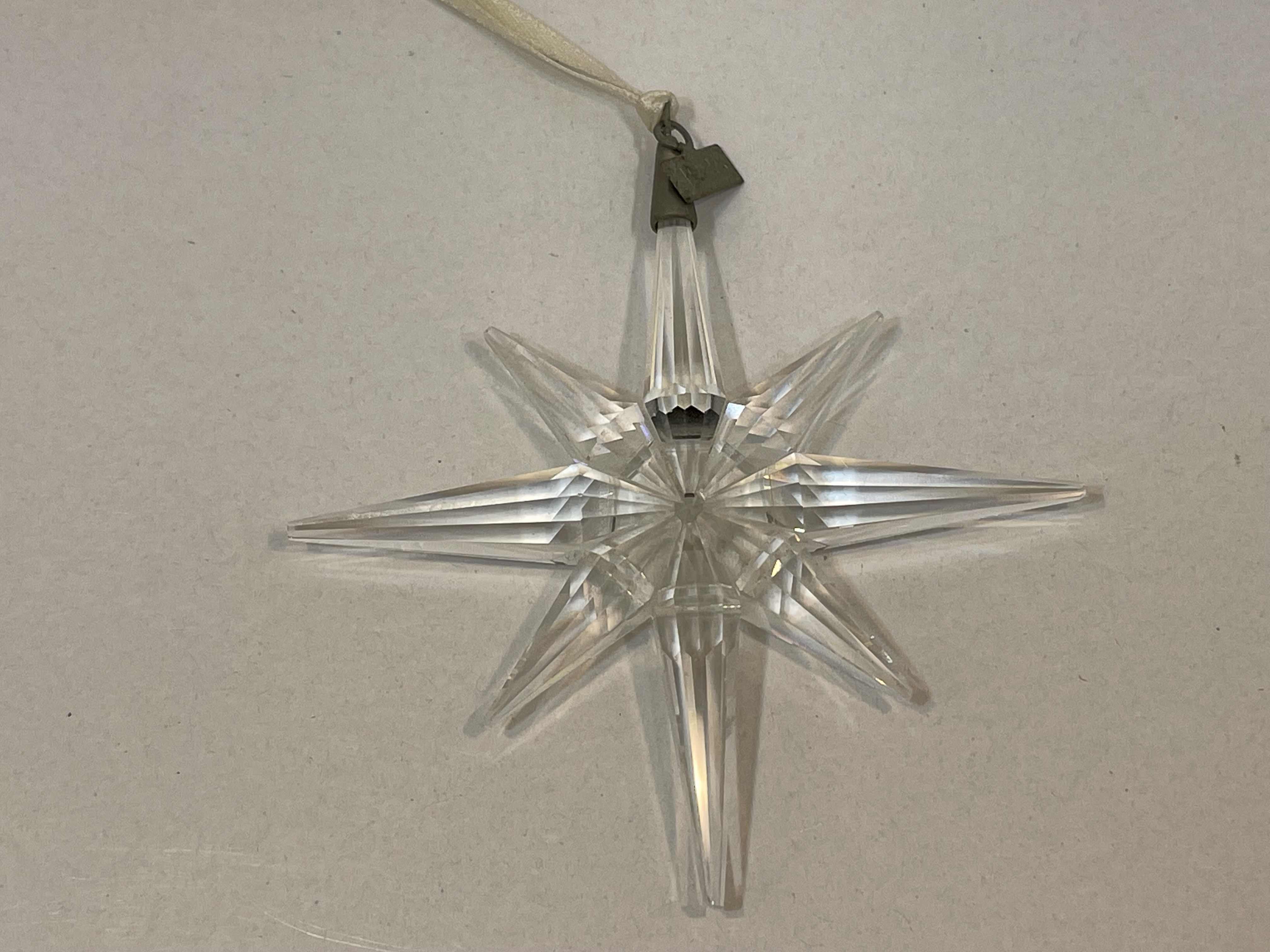  Swarovski Figur 191637 Weihnachtsstern 1995 Groß 8 cm. - Zustand  siehe Fotos 