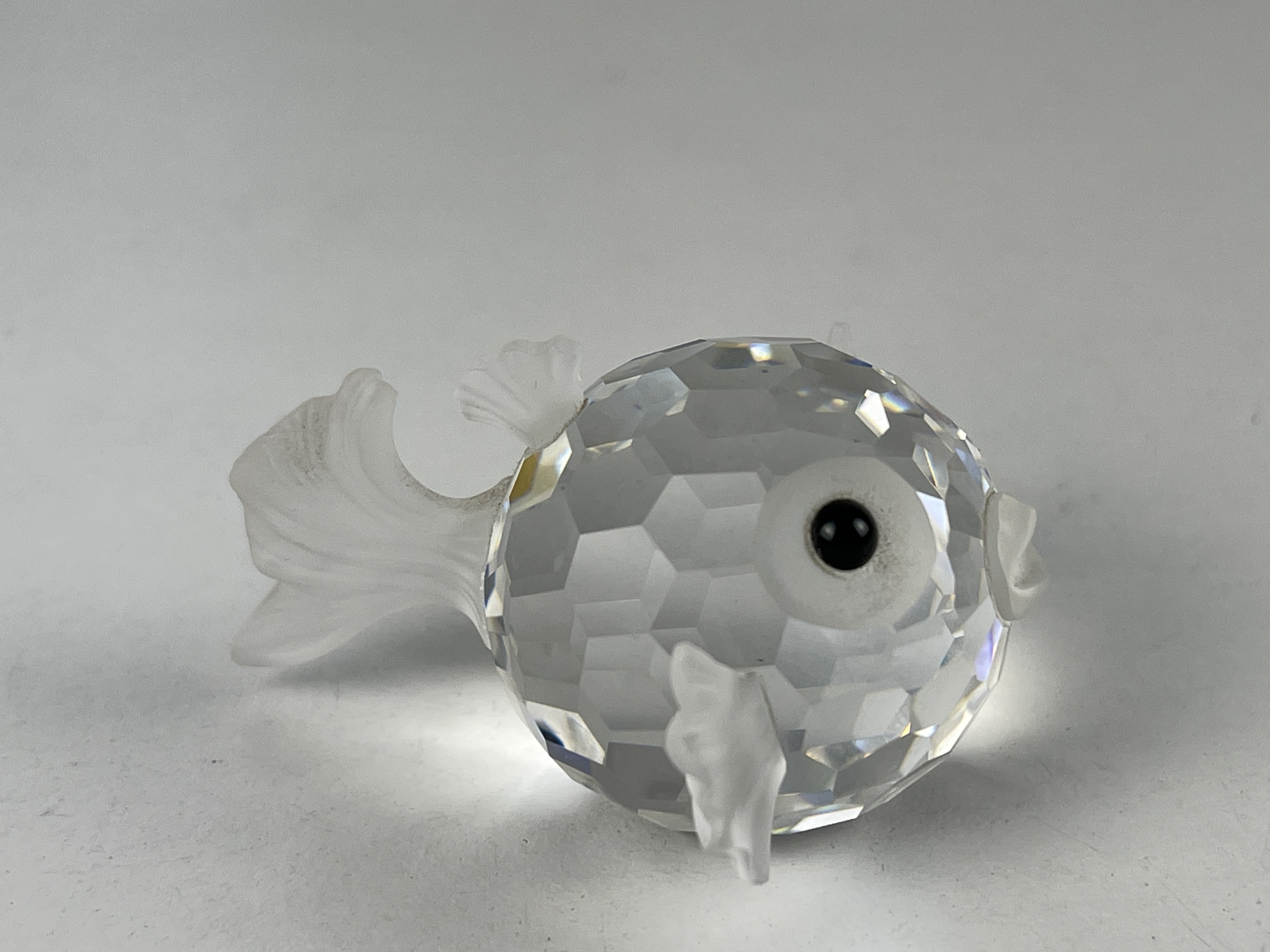 Swarovski Kristall Figur 012724 Kugelfisch 5,5 cm. Zustand siehe Fotos