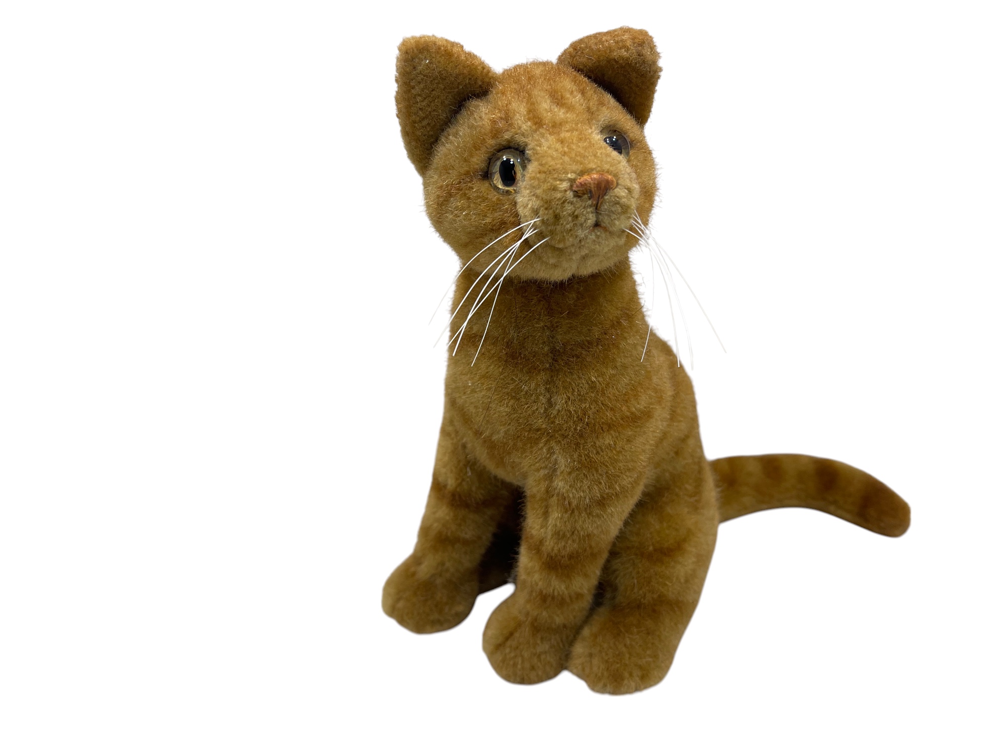 Künstler Stofftier Katze 20 cm. - Top Zustand.    