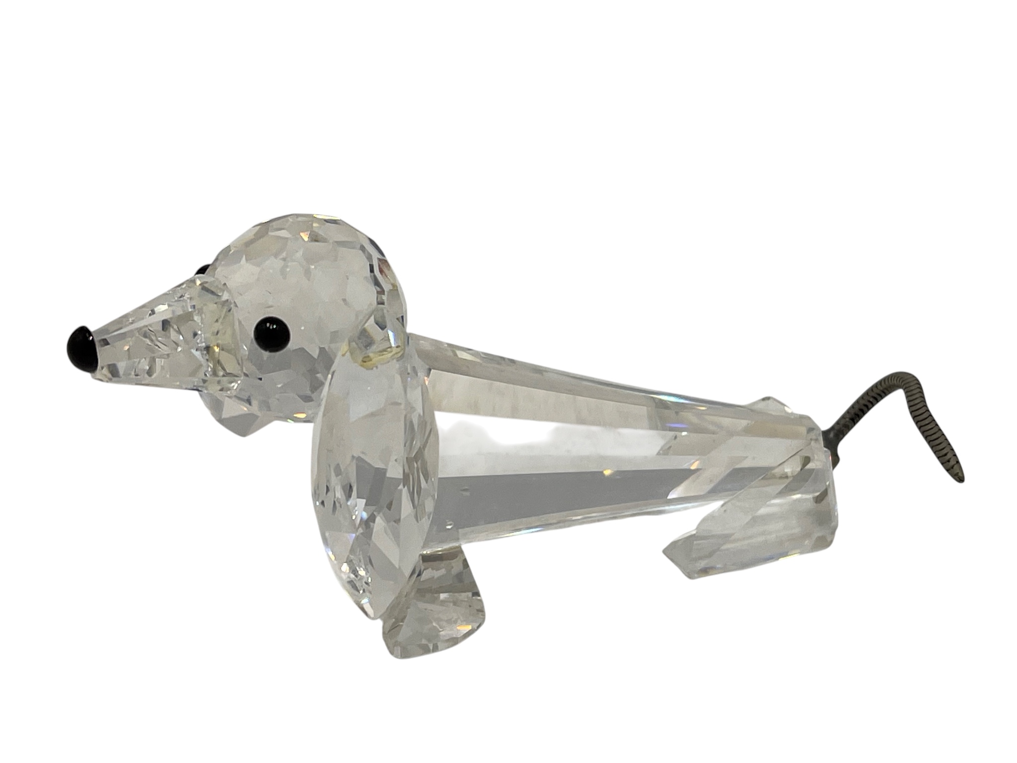 Swarovski Figur 010003 Großer Dackel 8,5 cm. Top Zustand. 