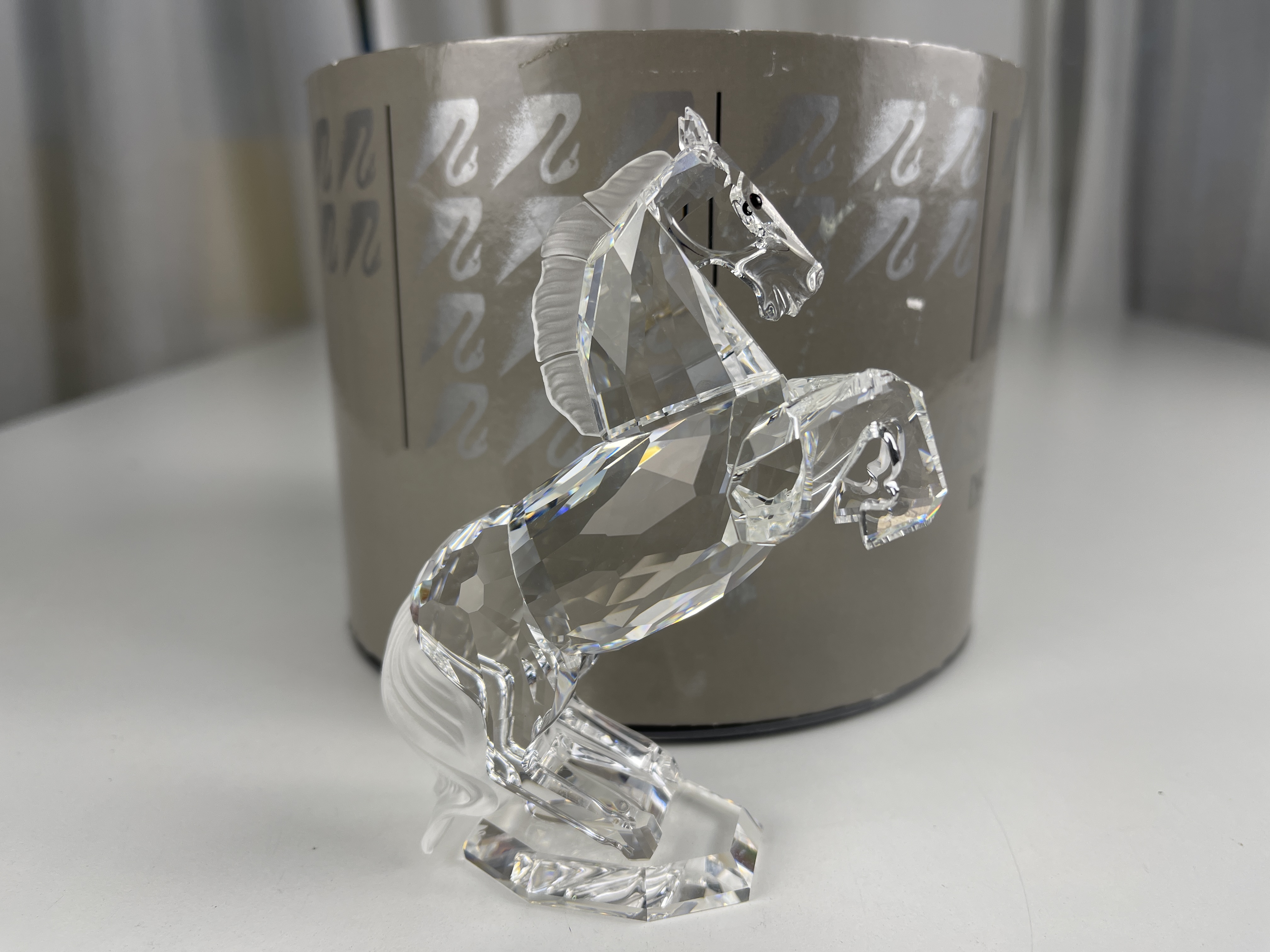 Swarovski Figur 174958 Weißer Hengst 11 cm mit Ovp & Zertifikat Top Zustand  