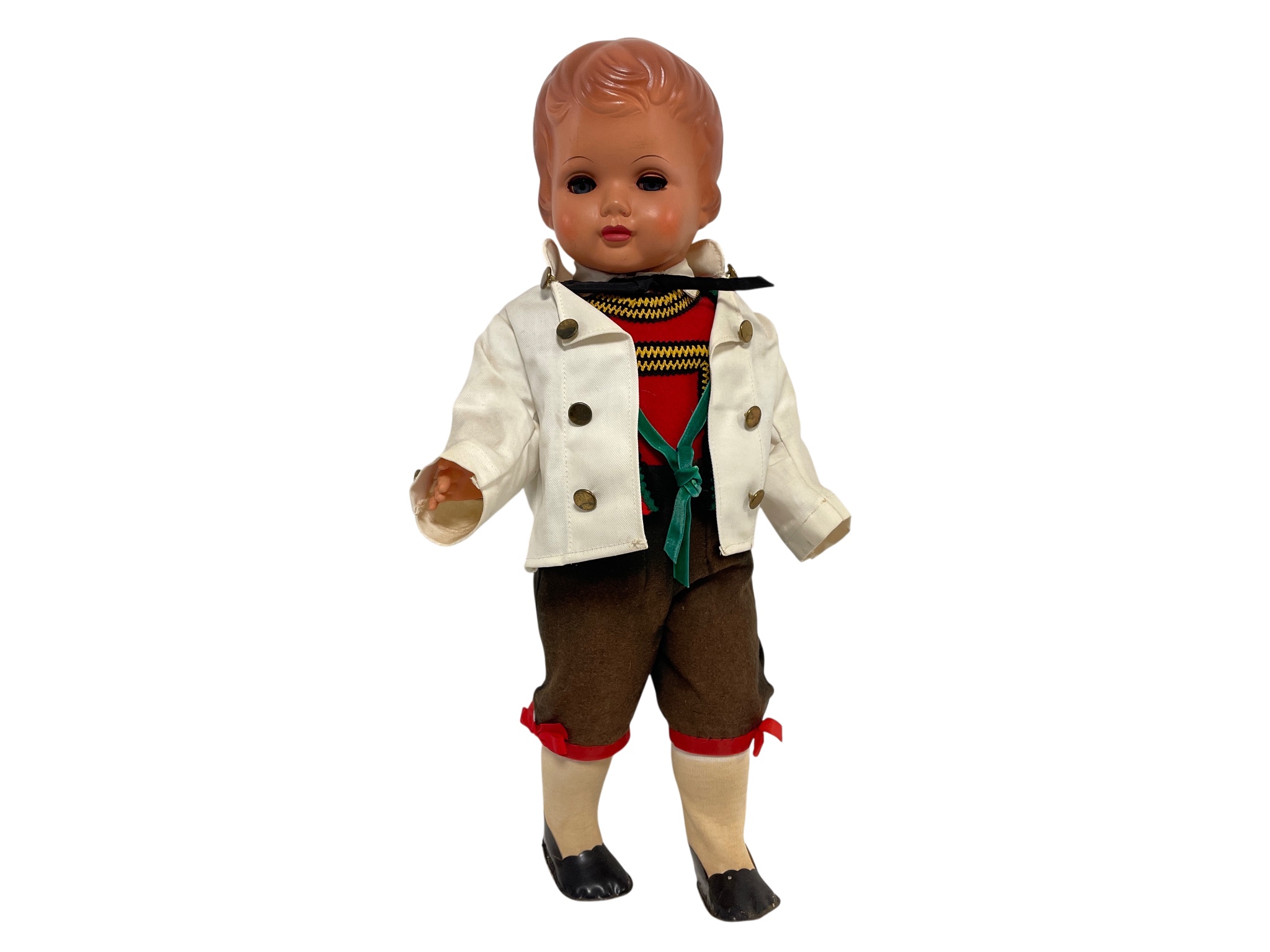 Alte Künstlerpuppe Vinyl Puppe 42 cm Zustand siehe Fotos