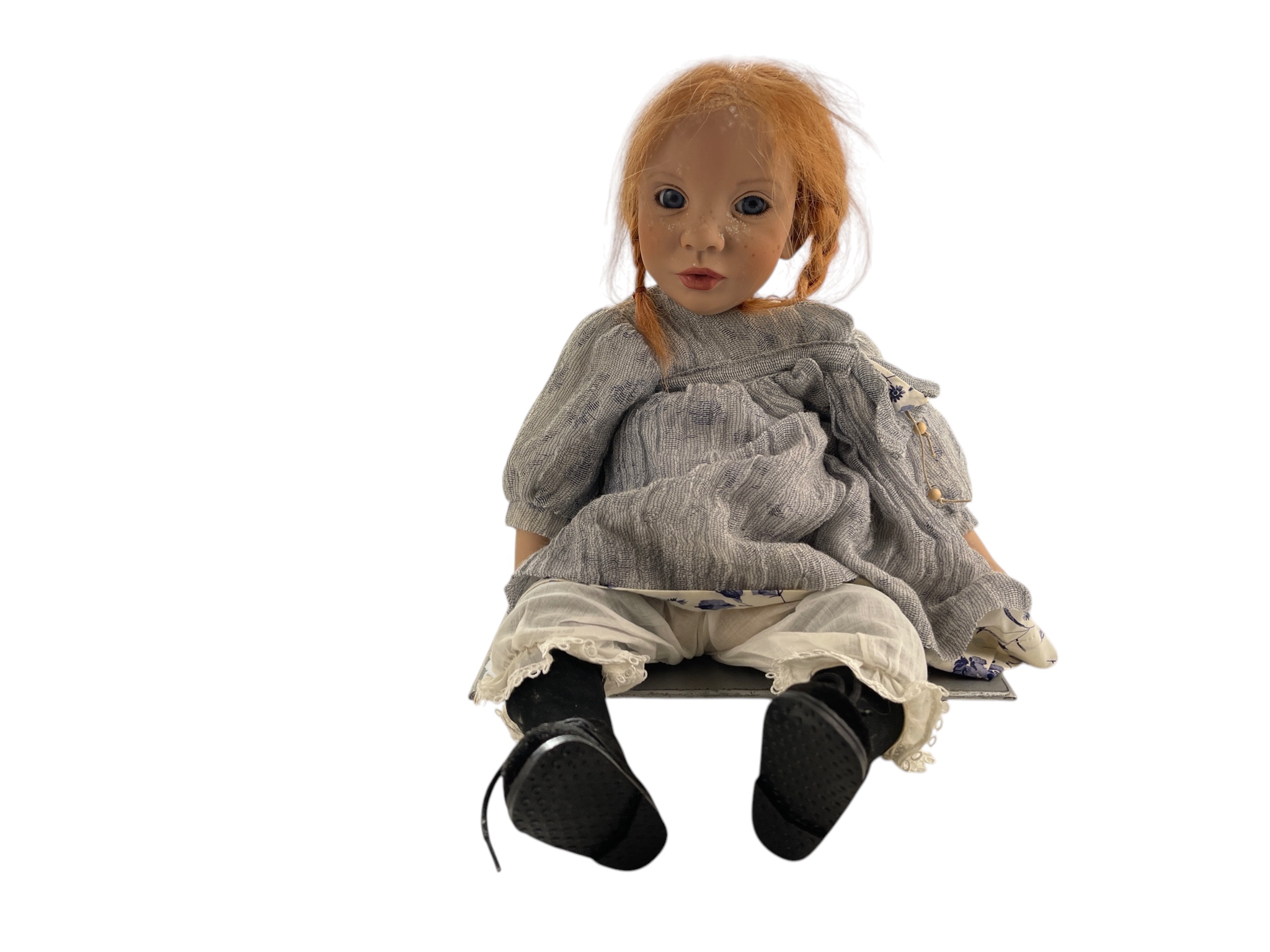 Zwergnase Künstlerpuppe Nicole Marschollek Puppe 40 cm. Zustand siehe Fotos 