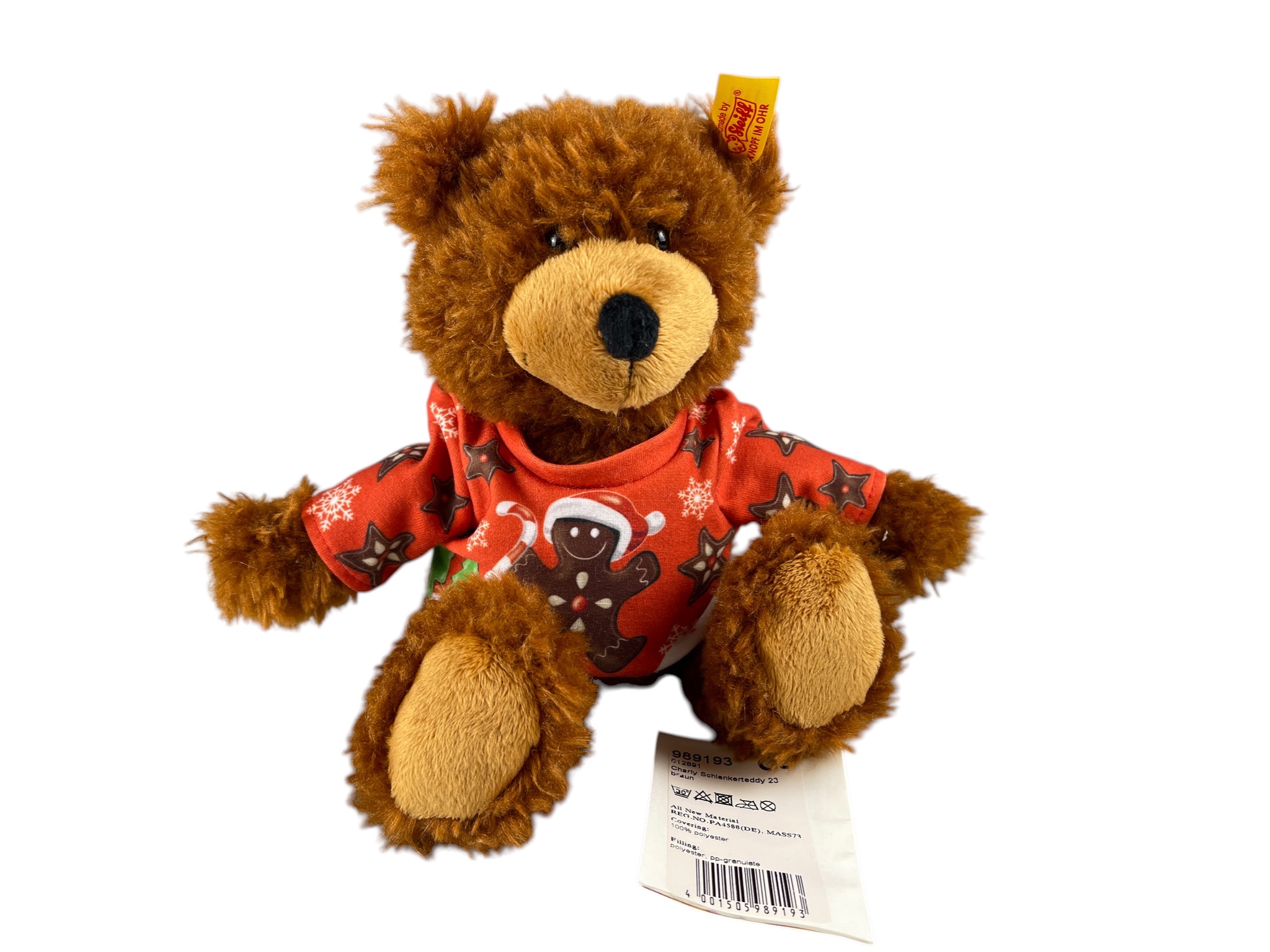Steiff Tier 989193 Teddybär Charly 23 cm. Top Zustand 