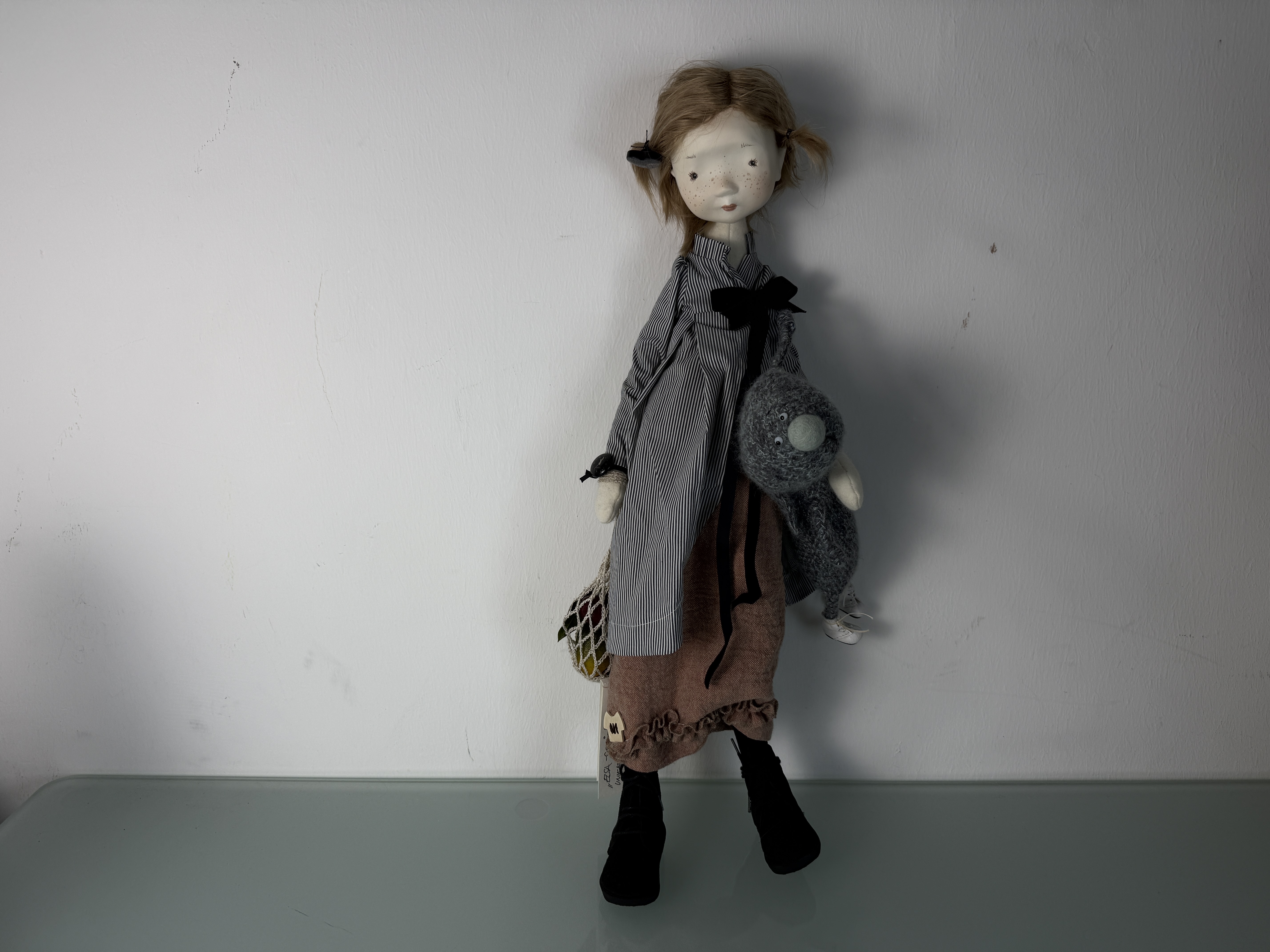 Zwergnase Künstlerpuppe Nicole Marschollek Unikat Puppe 62 cm. Top Zustand 