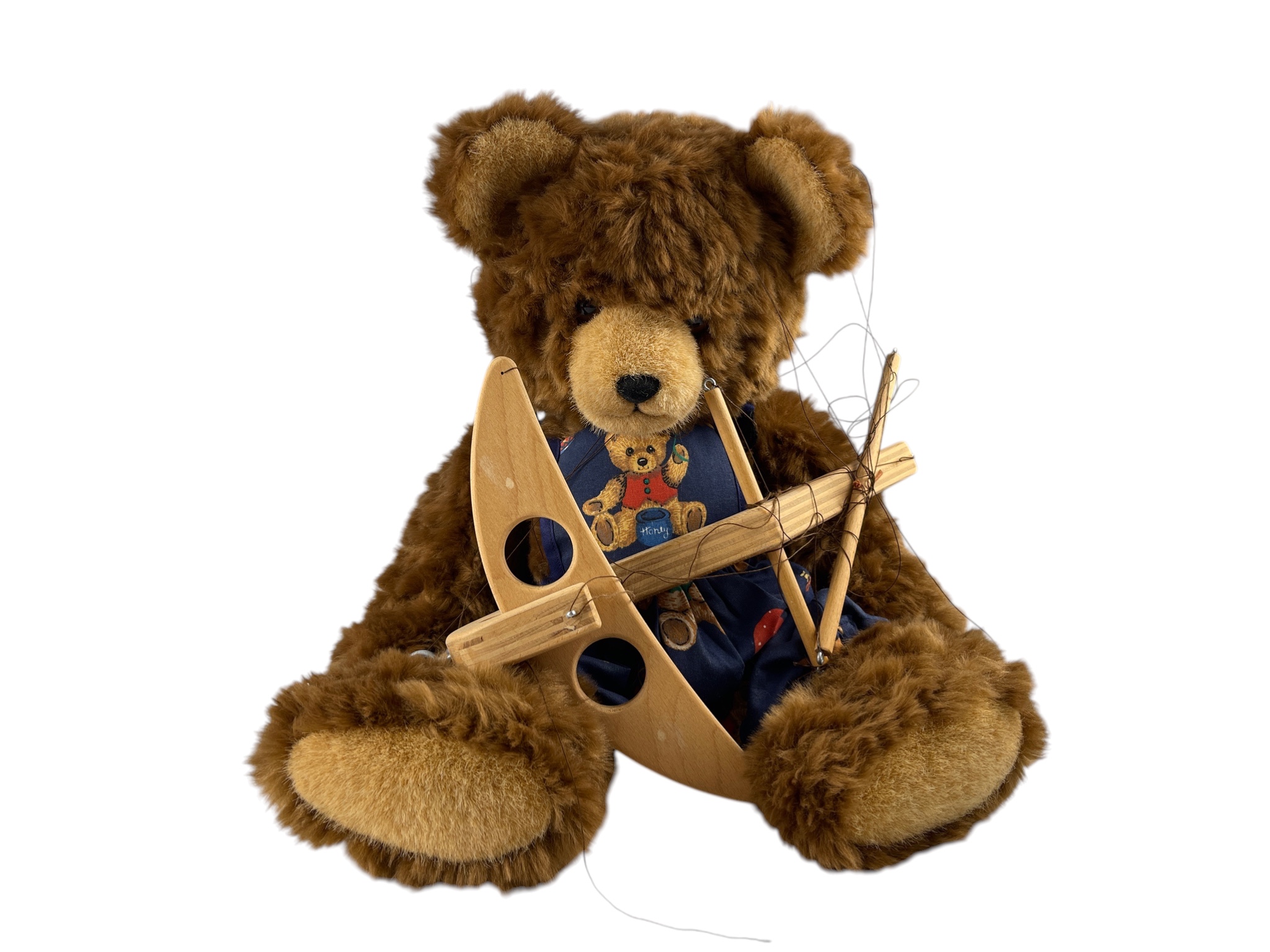 Künstlerbär Teddybär Marionette 55 cm. Top Zustand.     