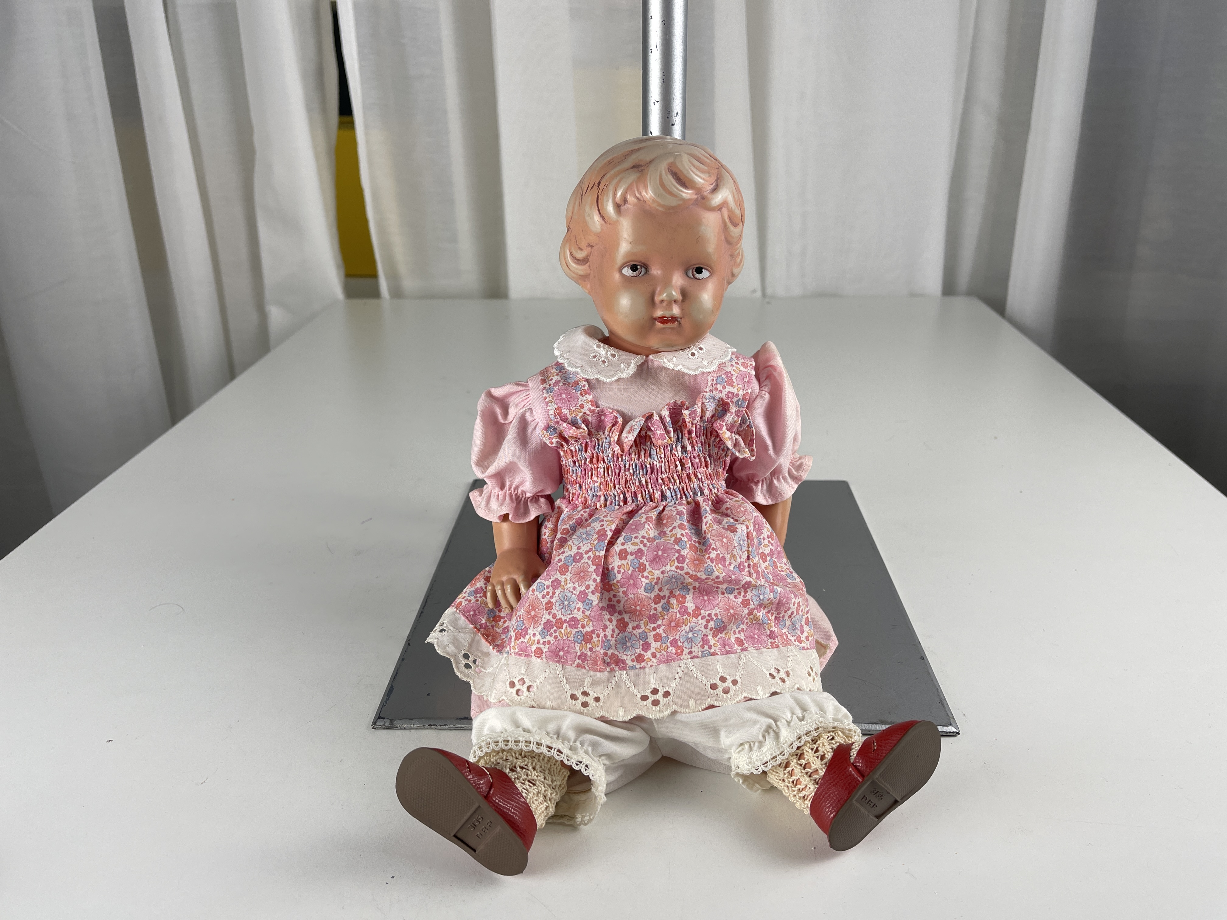 Schildkrötpuppe Puppe Tortulon 36 cm Zustand siehe Fotos  