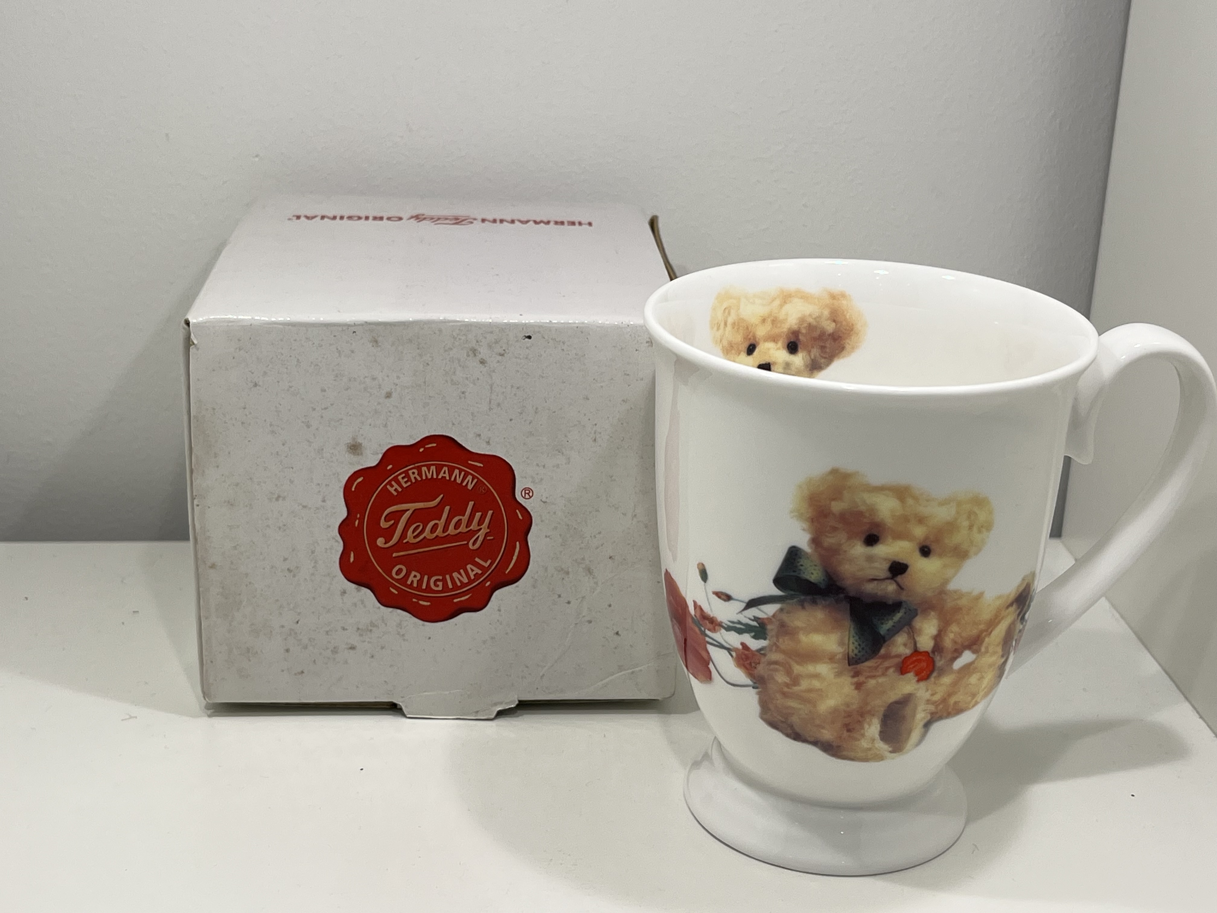Hermann - Teddy Bär Tasse. Top Zustand OVP 