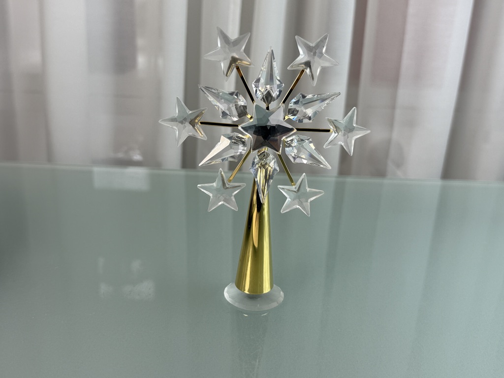  Swarovski Figur 632785 Tree Topper Gold 16,2 cm Top Zustand   