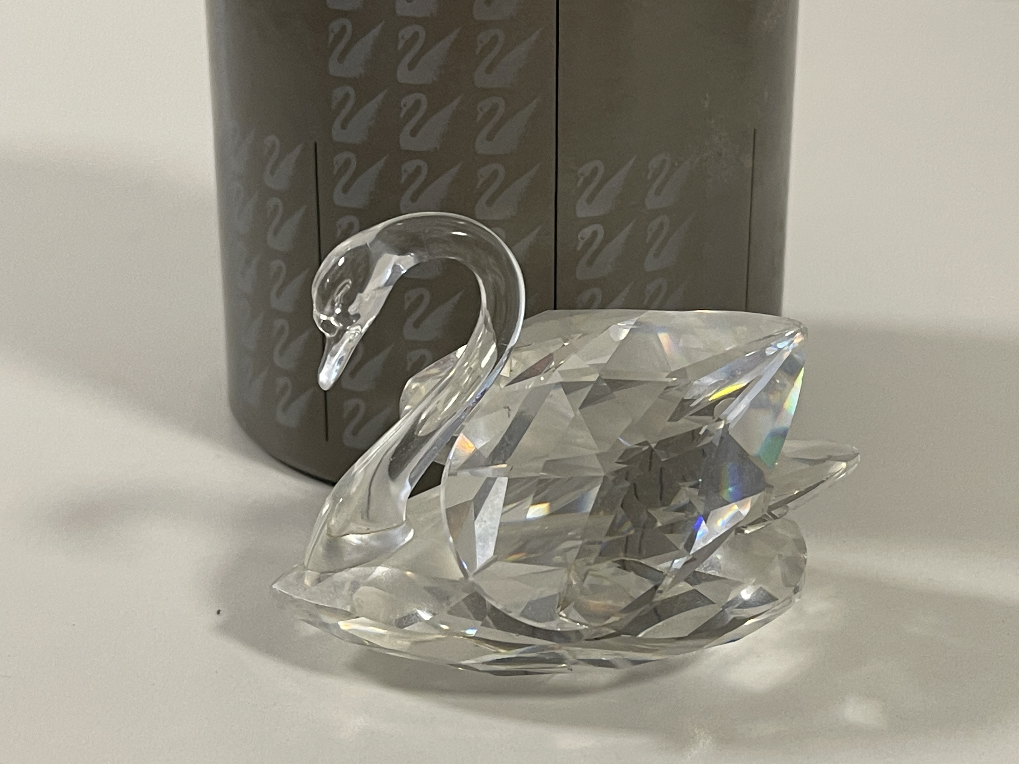 Swarovski Figur 010005 Großer Schwan 7,5 cm. Mit Ovp & Zertifikat. Top Zustand  