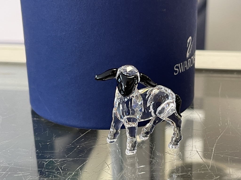 Swarovski Figur 654305 Lämmchen 3,5 cm Mit Ovp - Zertifikat Top Zustand  