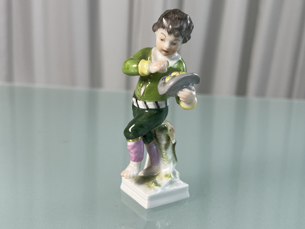 KPM Porzellan Figur Junge 10,5 cm. - 1 Wahl Top Zustand 