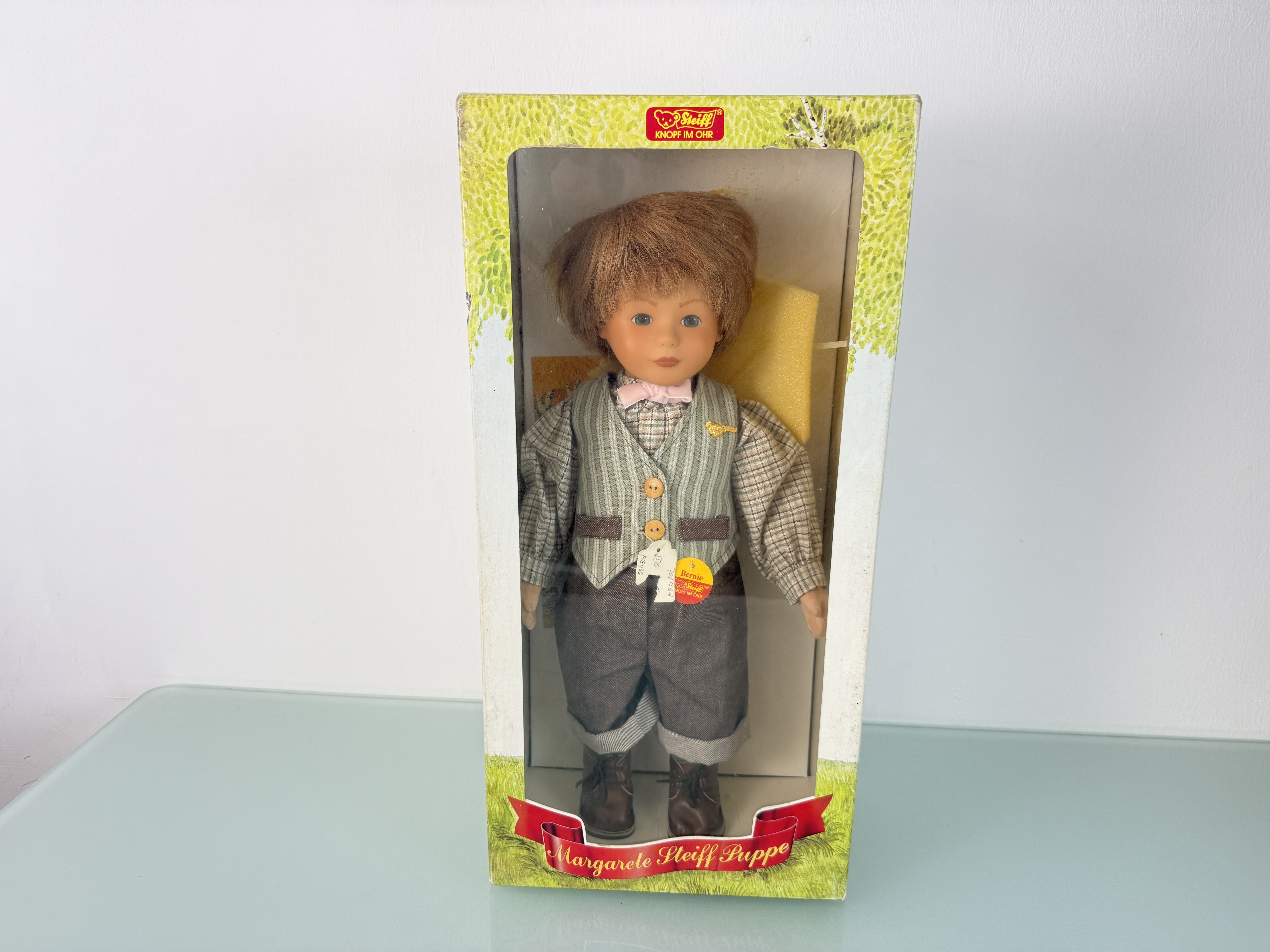 Steiff Puppe Bernie 44 cm. Top Zustand  