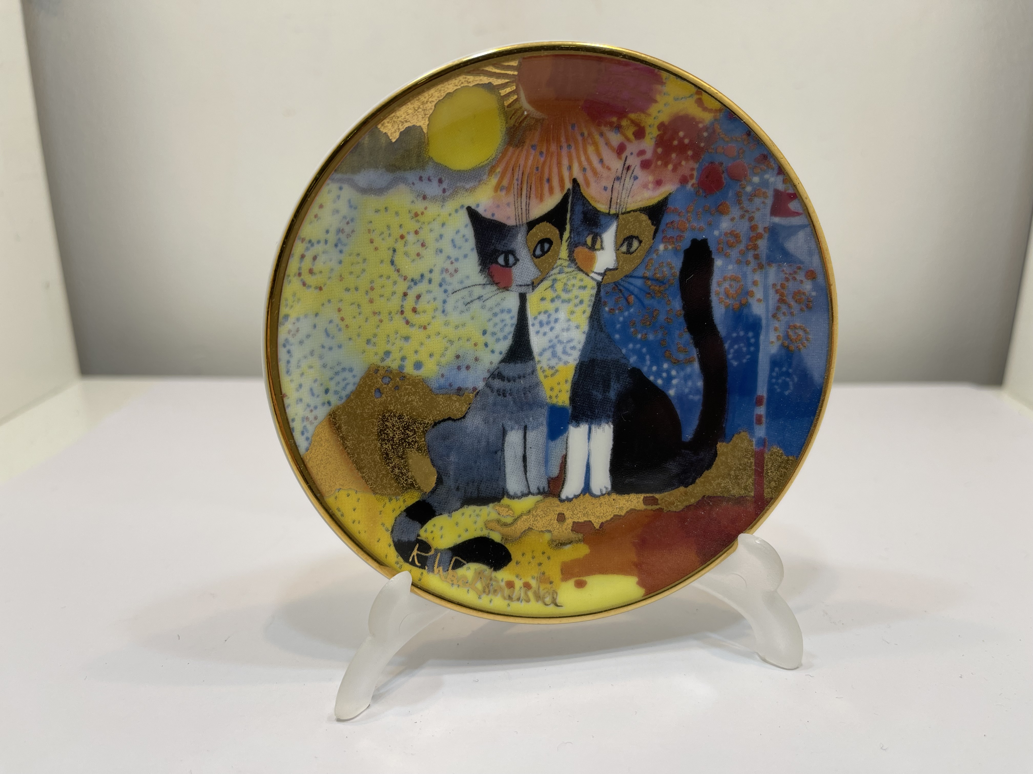  Goebel Figur Rosina Wachtmeister Sammler Teller Ø 9,5 cm - 1 Wahl. Top Zustand 