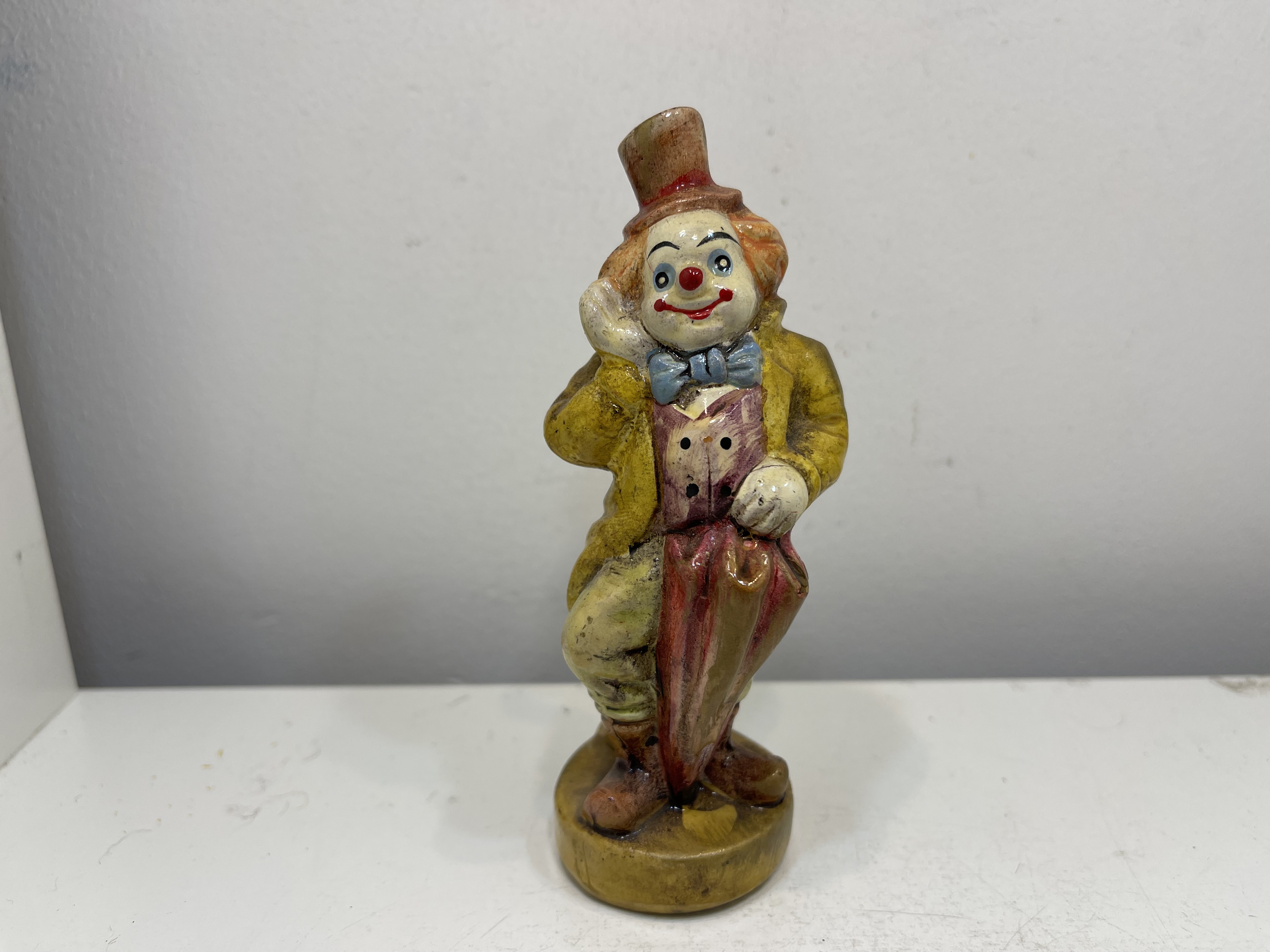 Porzellan Sammler Figur Clown 12 cm - Zustand siehe Fotos  