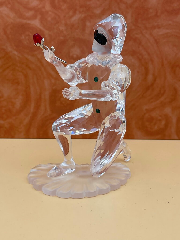 Swarovski Figur 254044 Jahresfigur 13,5 cm Harlekin 2001. Top Zustand