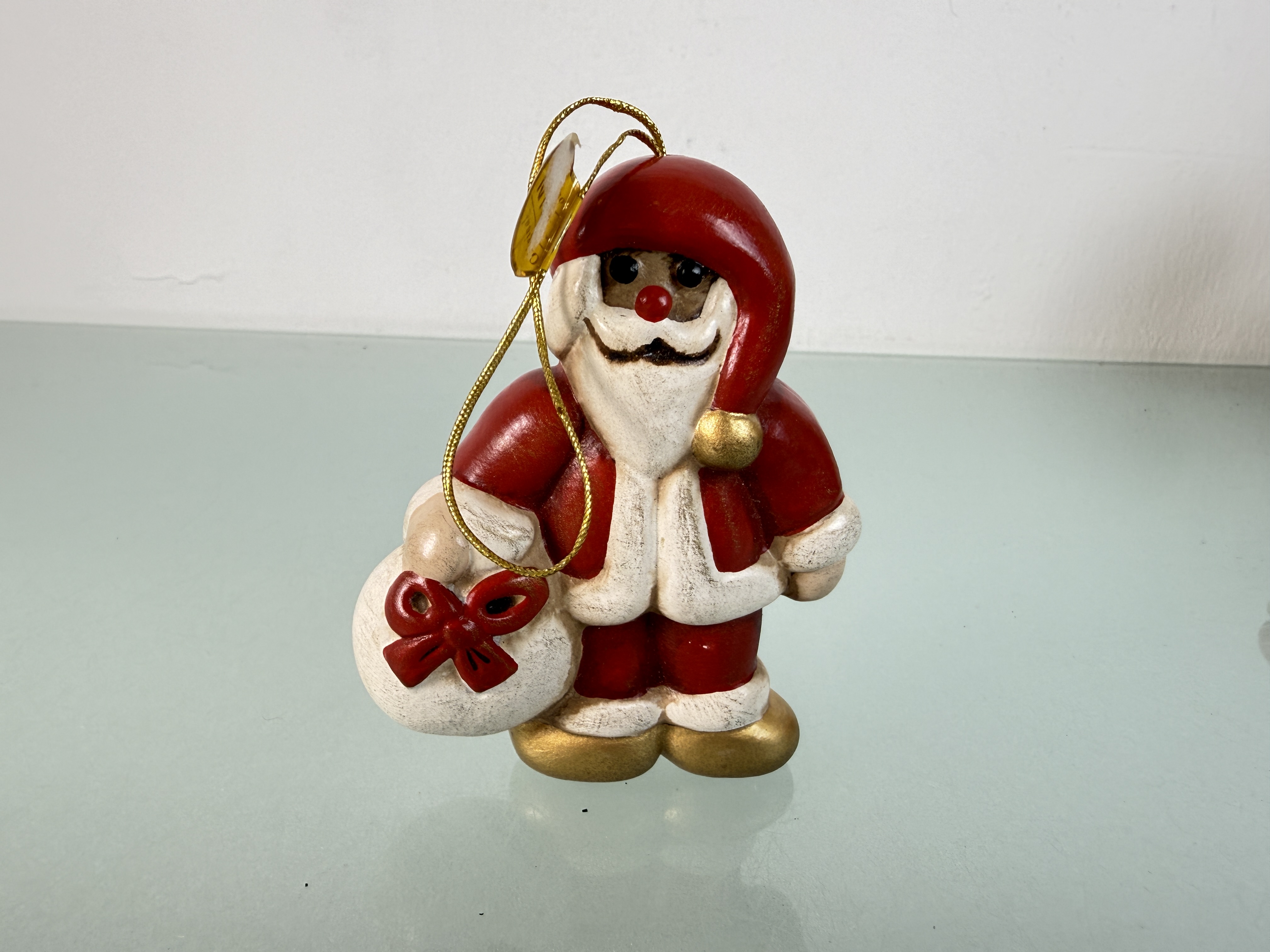 Thun Bozner Figur Sammler Weihnachtsmann 9,5 cm. Top Zustand.  