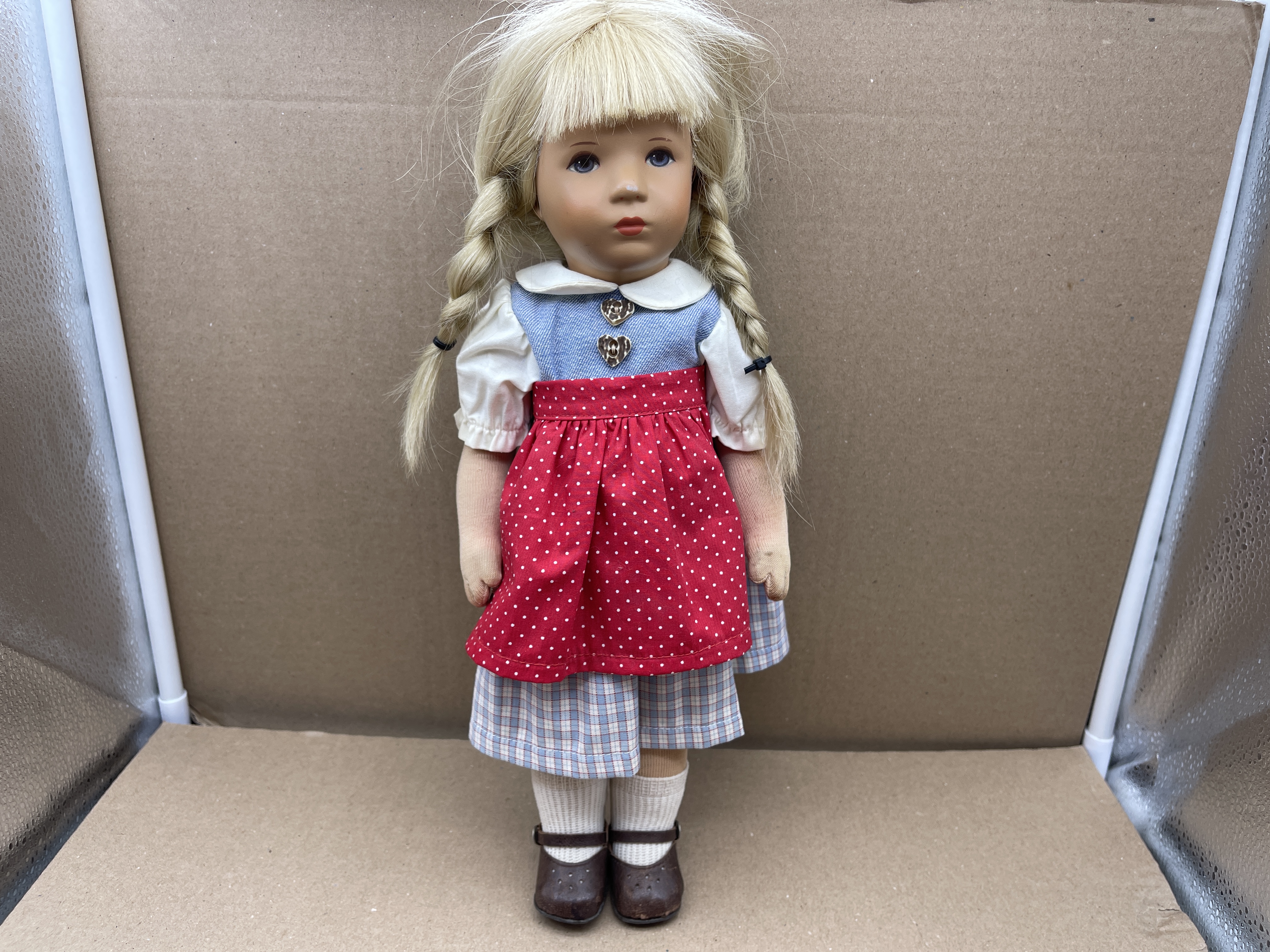 Käthe Kruse Puppe 36 cm - Top Zustand - Siehe Fotos .  