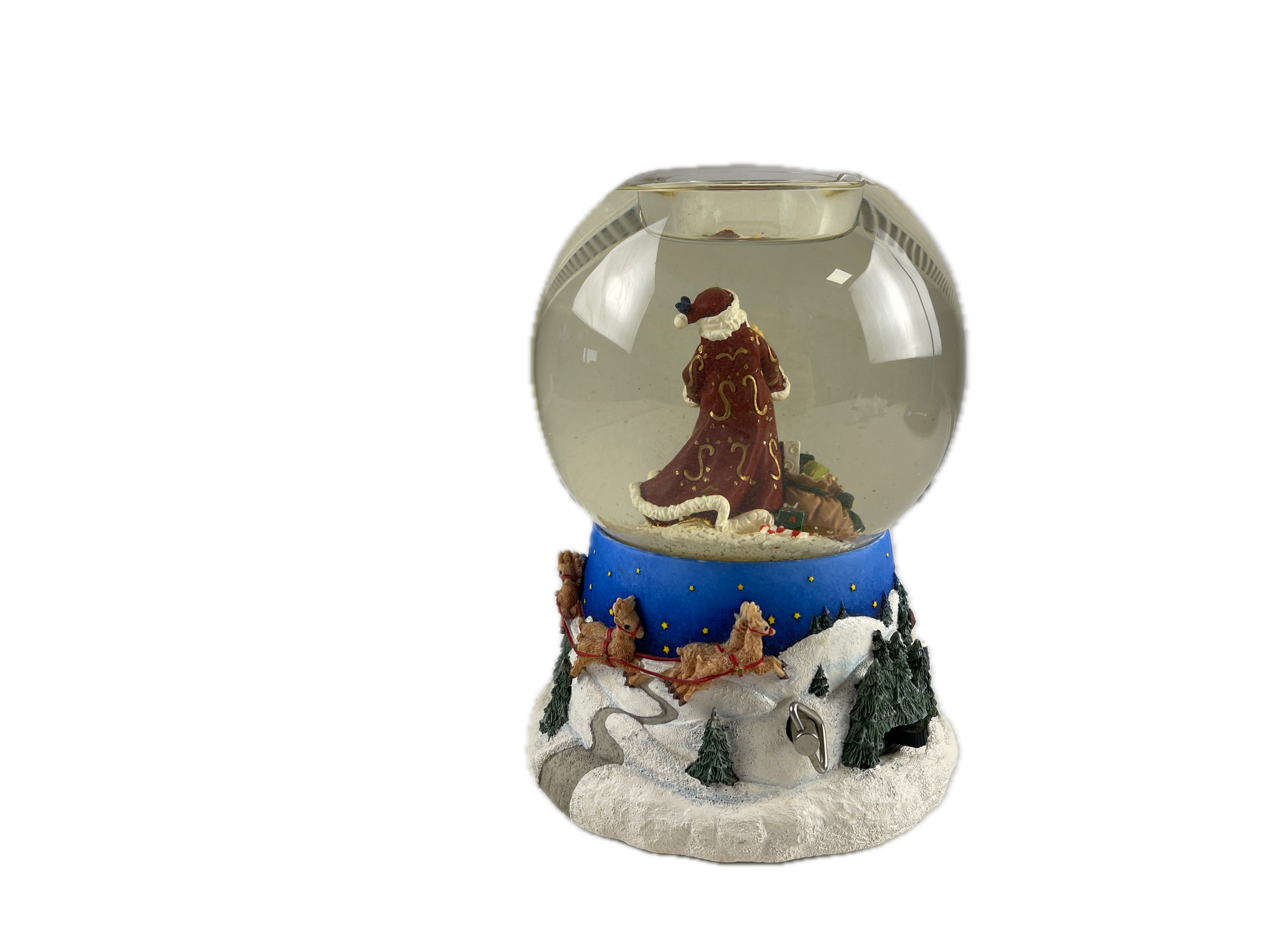Sammler Schneekugel Spieluhr 18 cm. Zustand siehe Fotos 