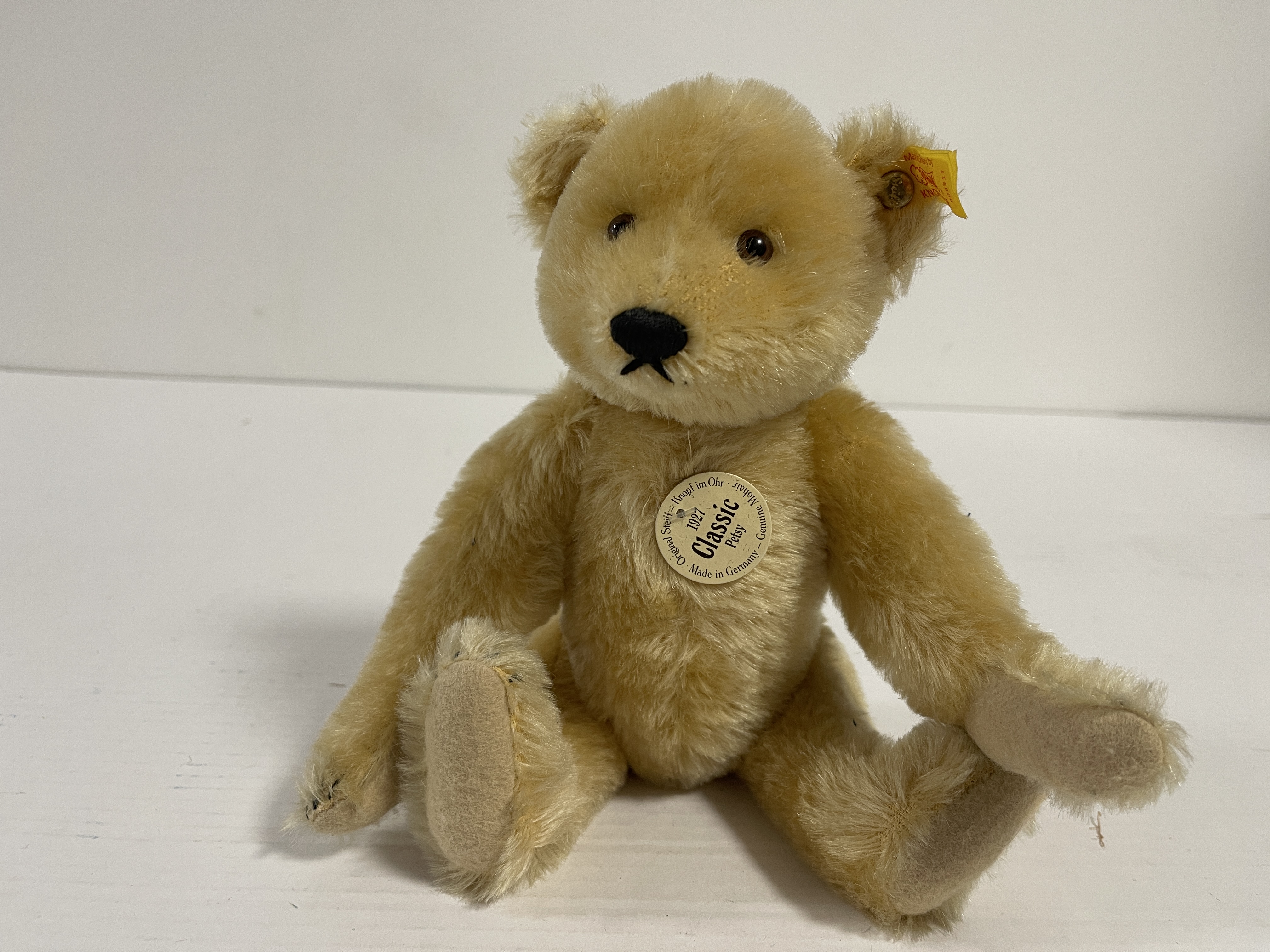 Steiff Tier 000911 Classic Petsy 28 cm. Top Zustand  