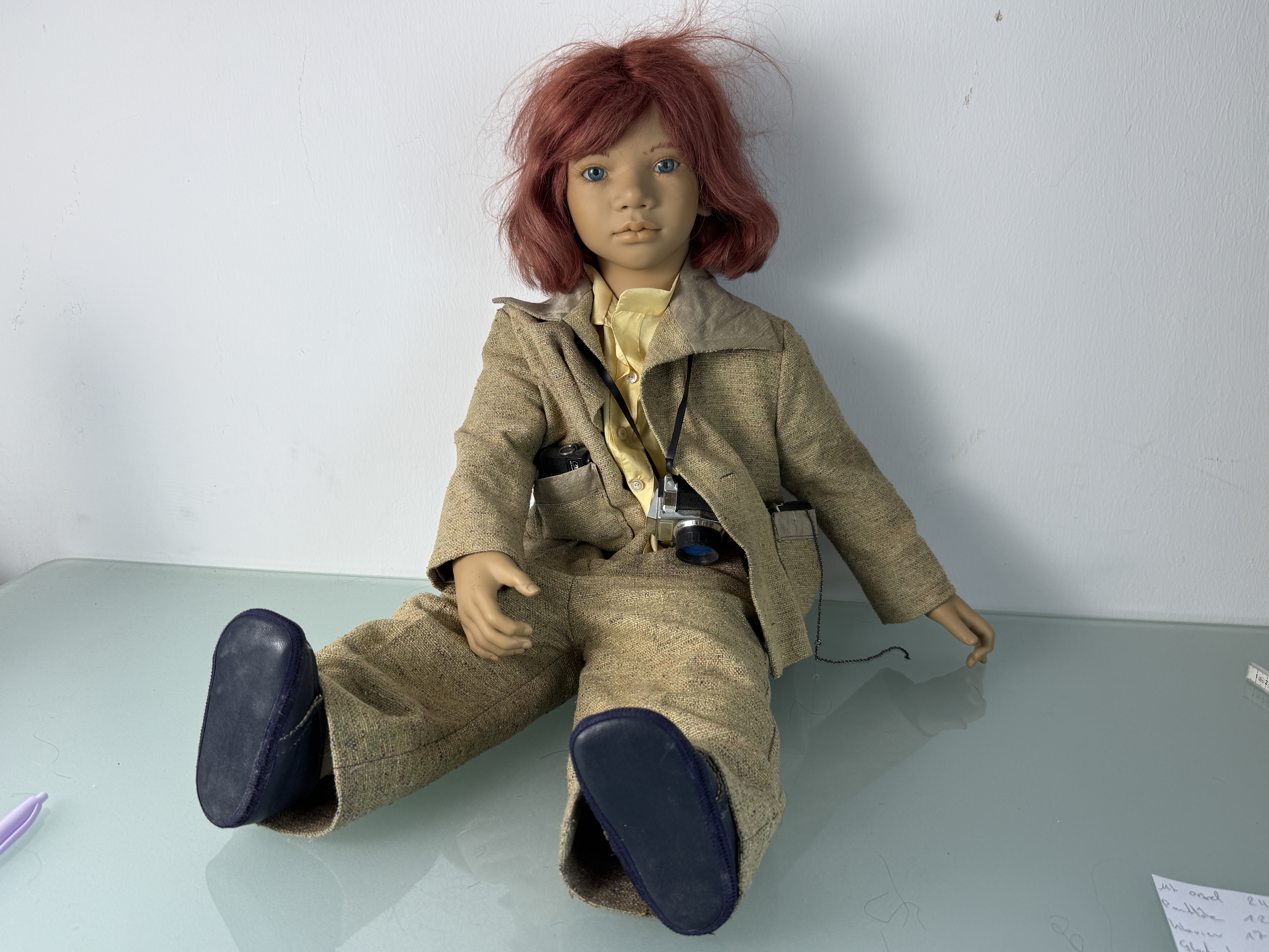 Annette Himstedt Künstlerpuppe Puppe Melvin 75 cm. Top Zustand