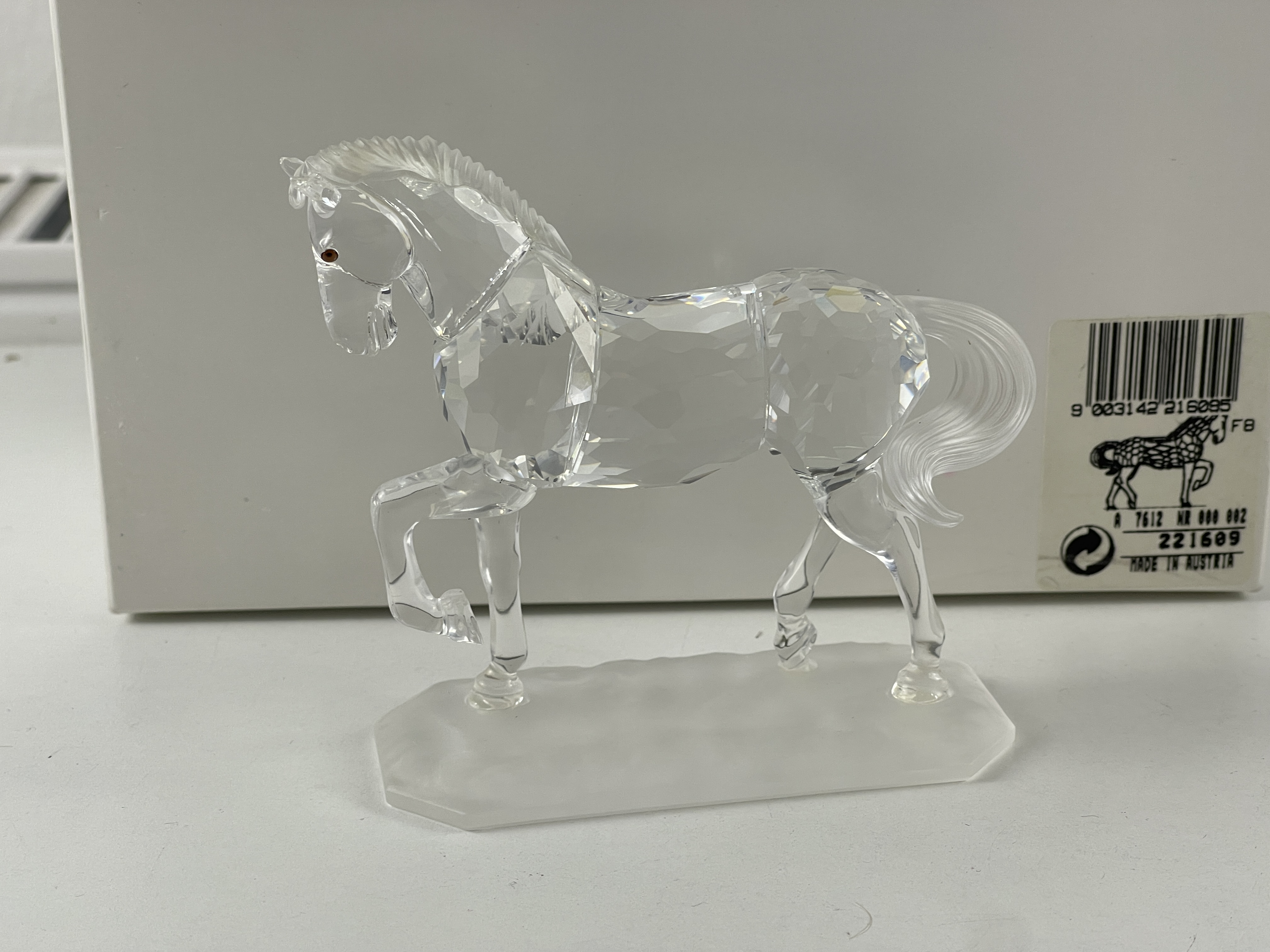 Swarovski Figur 221609 Araber Hengst 10,5 cm. Ovp & Zertifikat. Top Zustand  