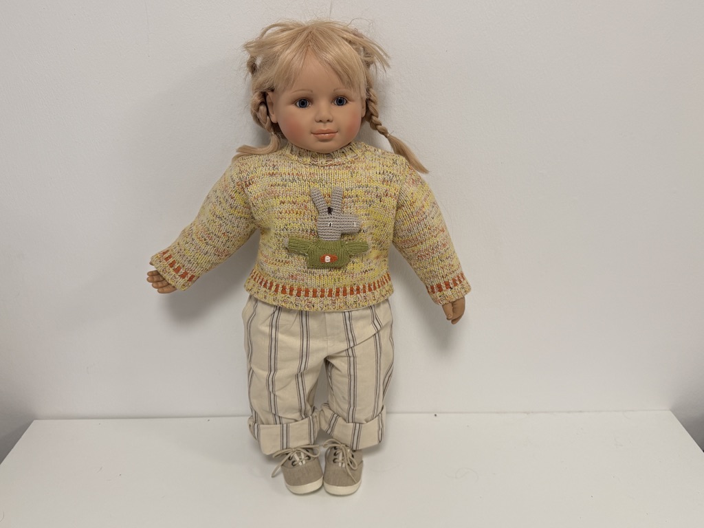 Ramona Hofmann Künstlerpuppe Vinyl Puppe 72 cm. Top Zustand   