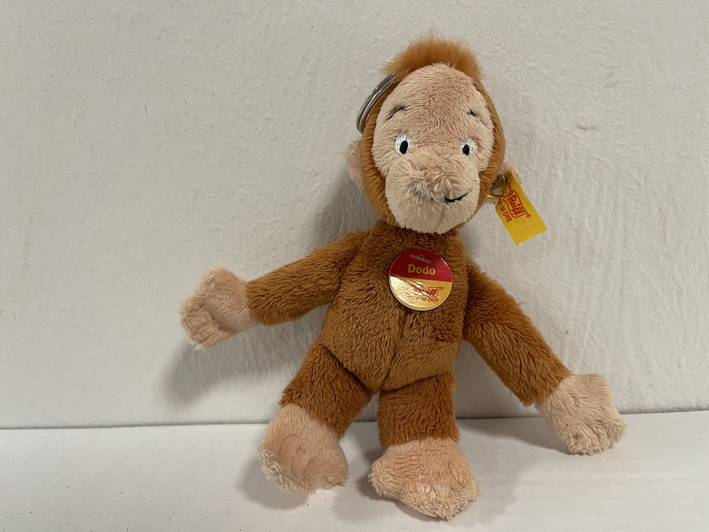 Steiff Tier019067 Affe Schlüsselanhänger 14 cm. - Top Zustand