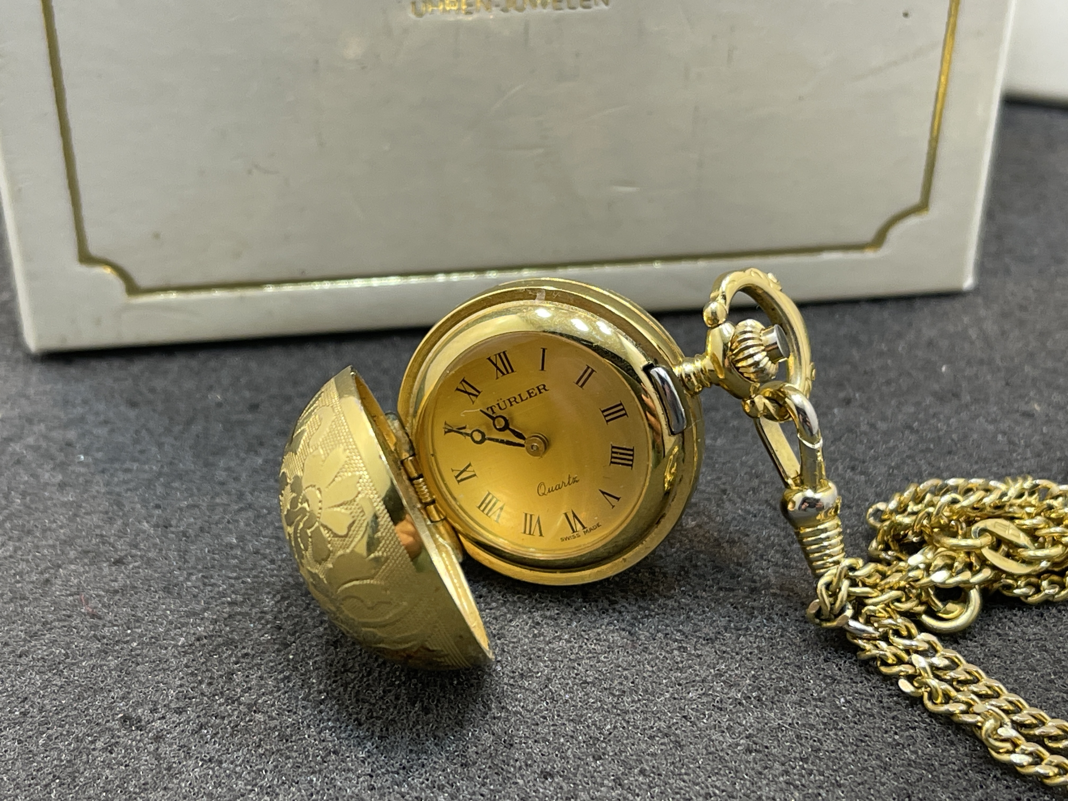 Türler Unisex Taschenuhr - Zustand siehe Fotos 