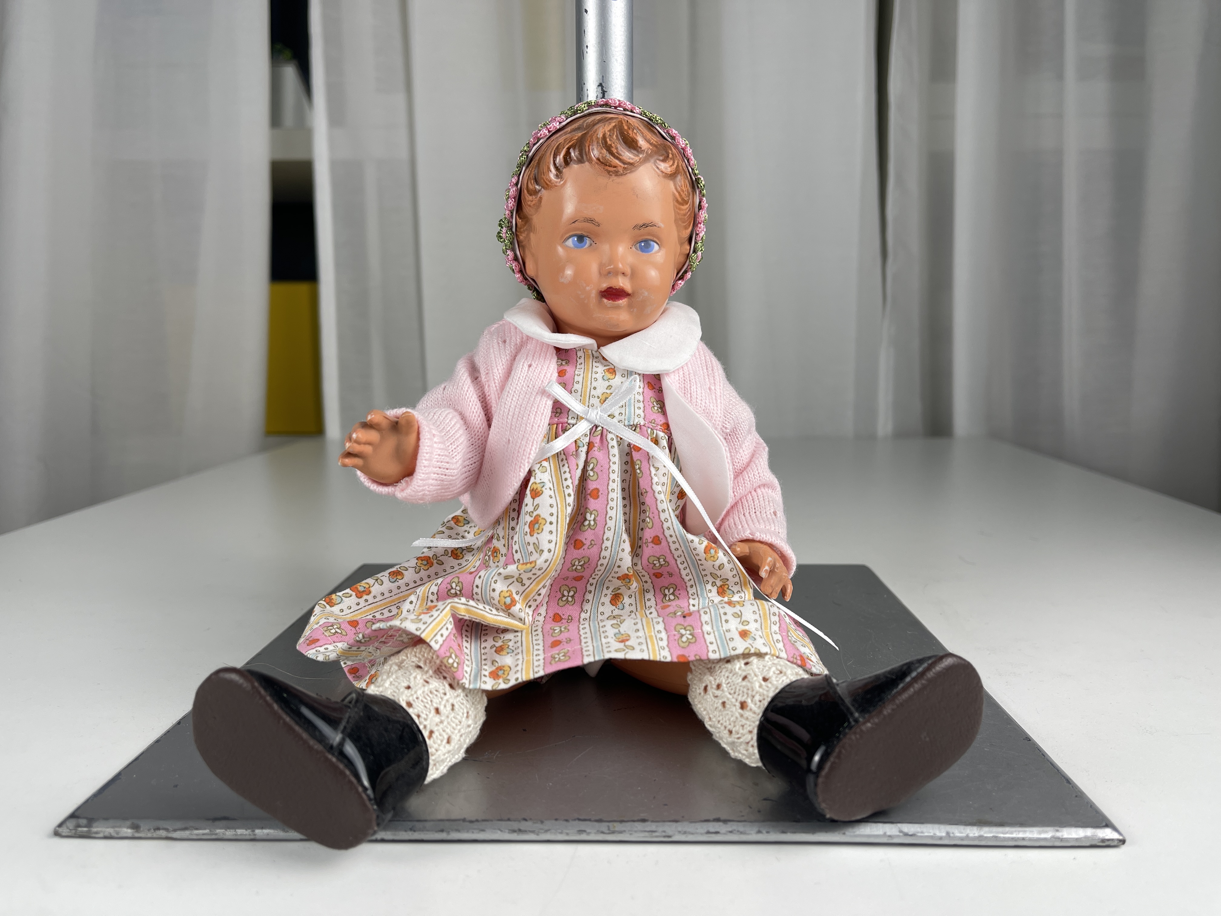 Schildkrötpuppe Puppe Tortulon 29 cm. Zustand siehe Fotos 