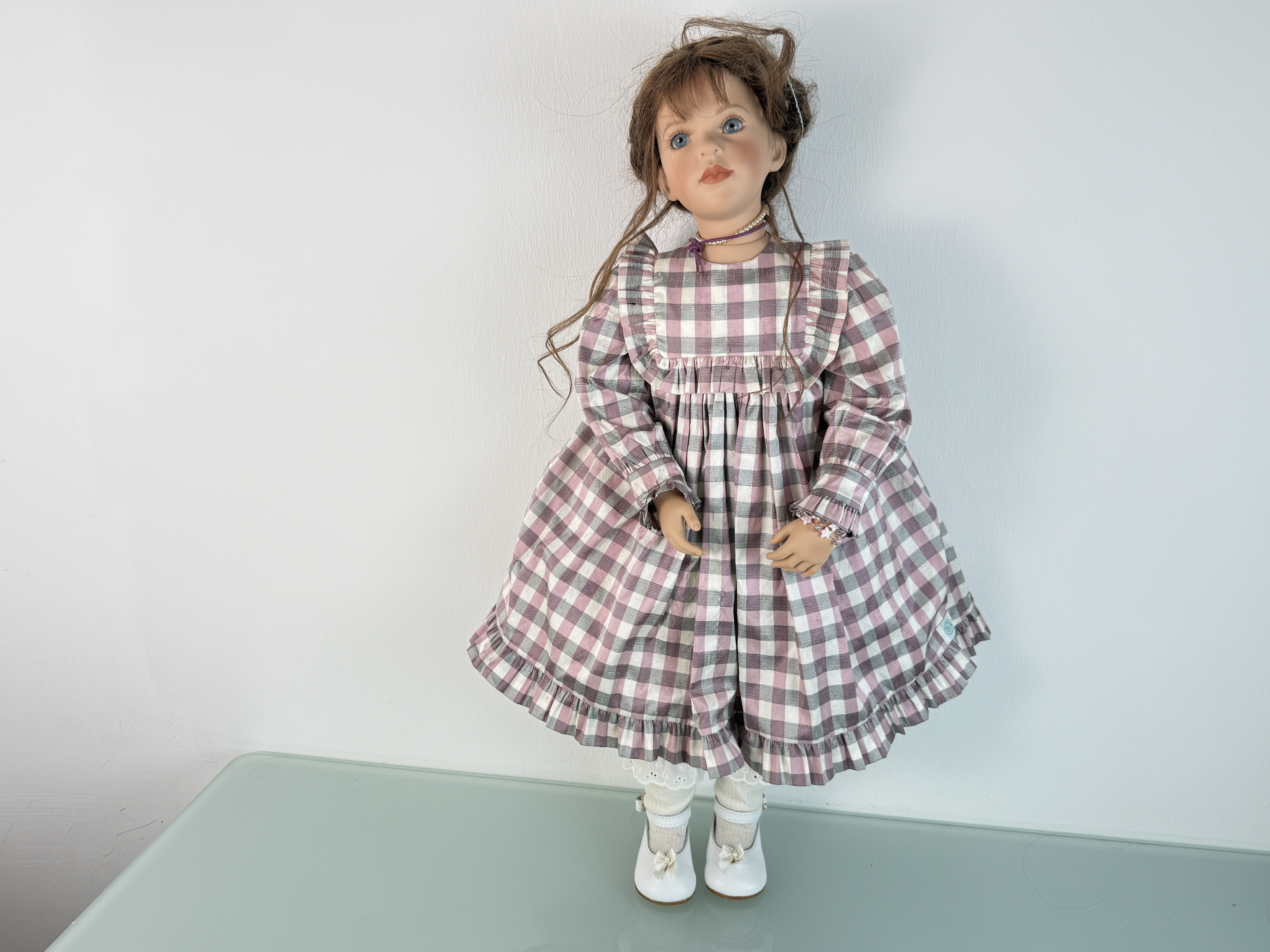 W.P.M Vera Scholz Künstlerpuppe Vinyl Puppe 70 cm. Top Zustand   