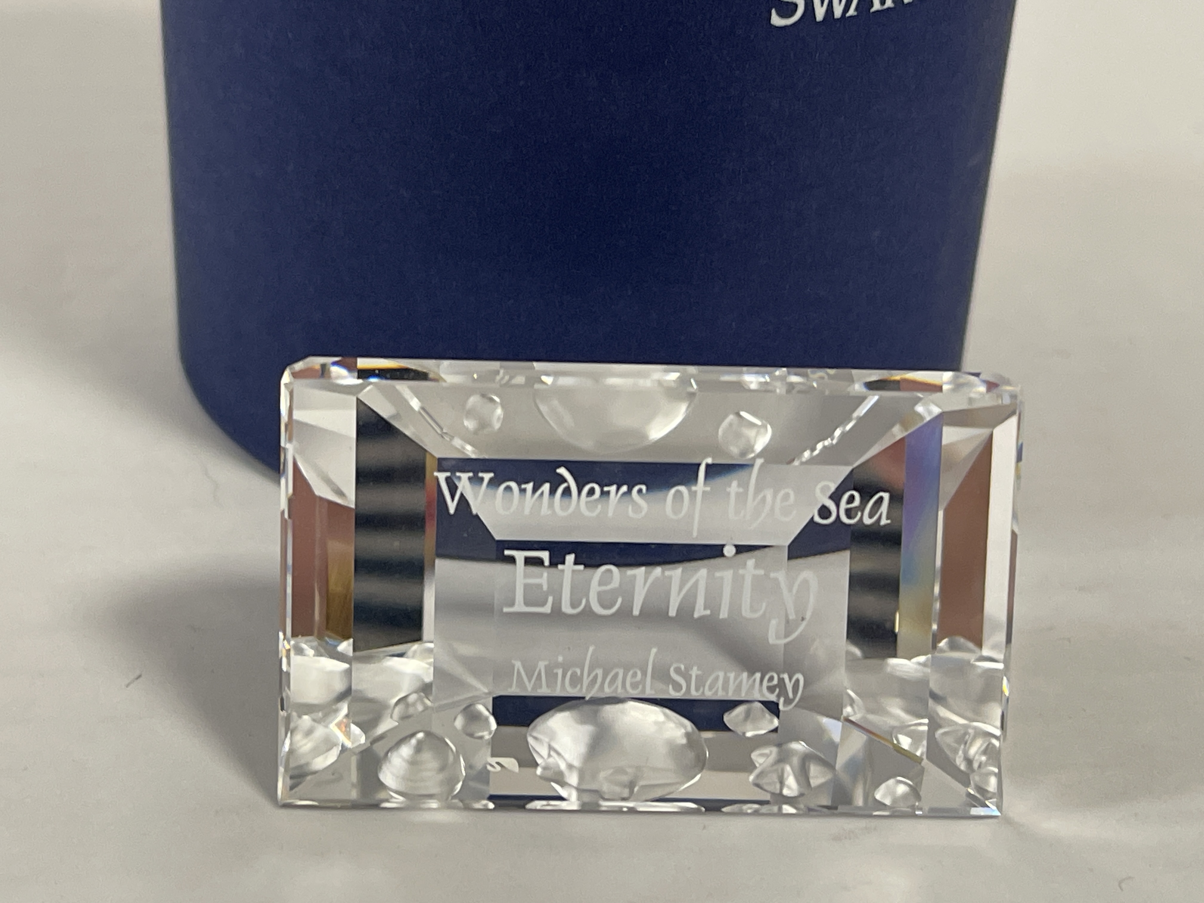  Swarovski Figur 855626 Schild Eternity. Mit OVP + Zertifikat. Top Zustand 