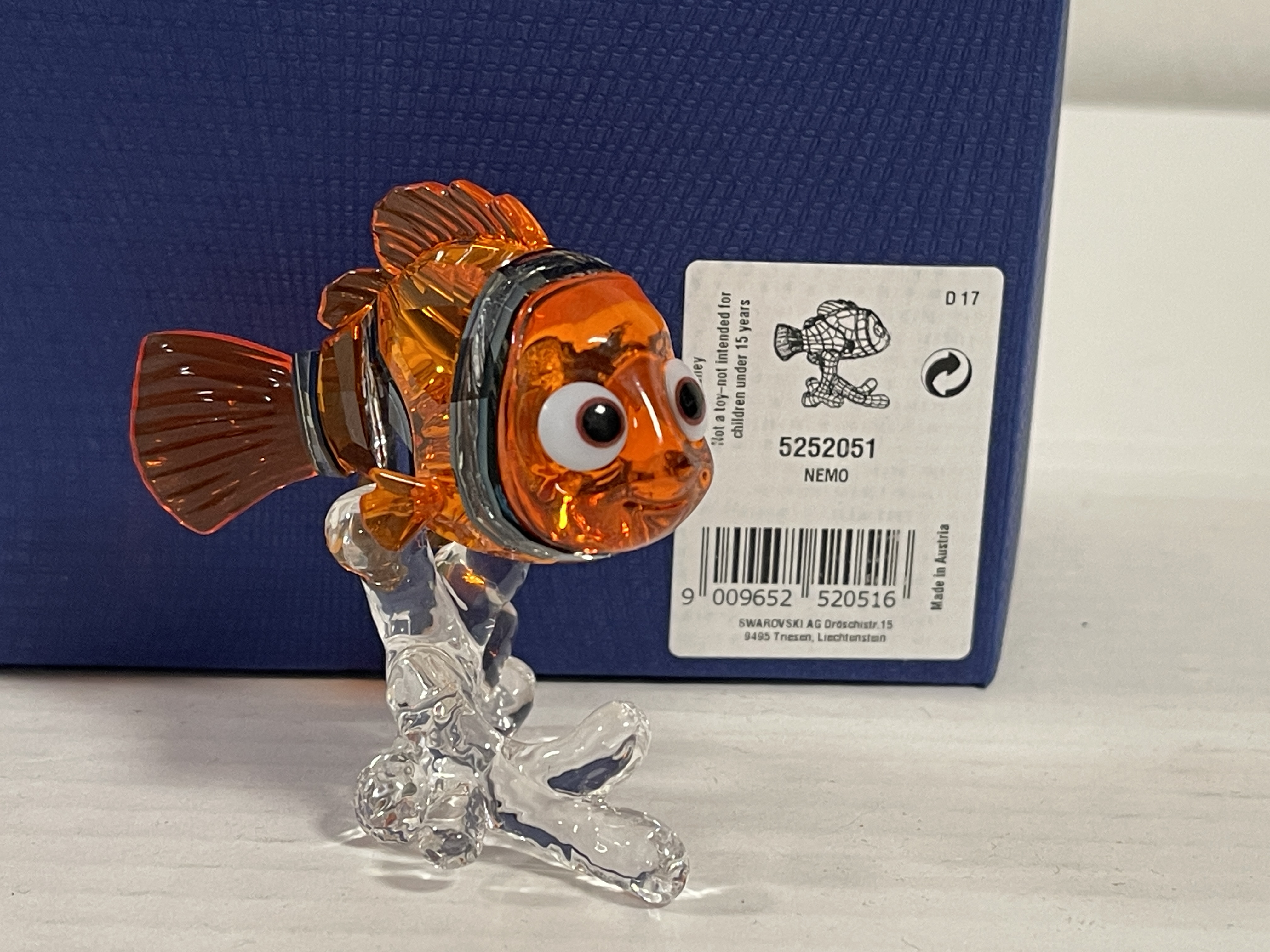  Swarovski Figur 5252051 Disney Nemo 6,3 cm. Ovp & Zertifikat. Top Zustand. 