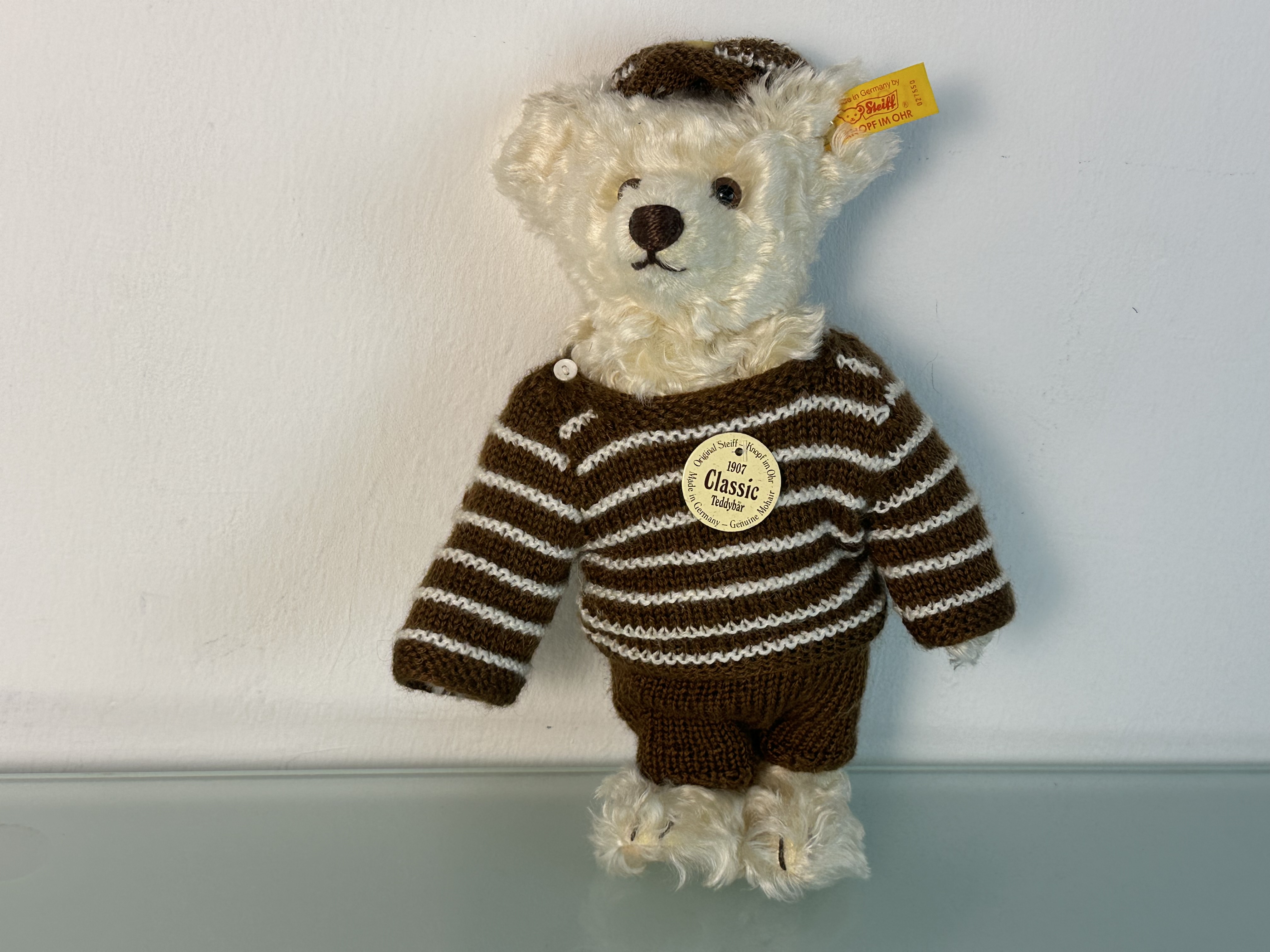 Steiff Tier 027550 Classic Teddy Bär 26 cm. Top Zustand