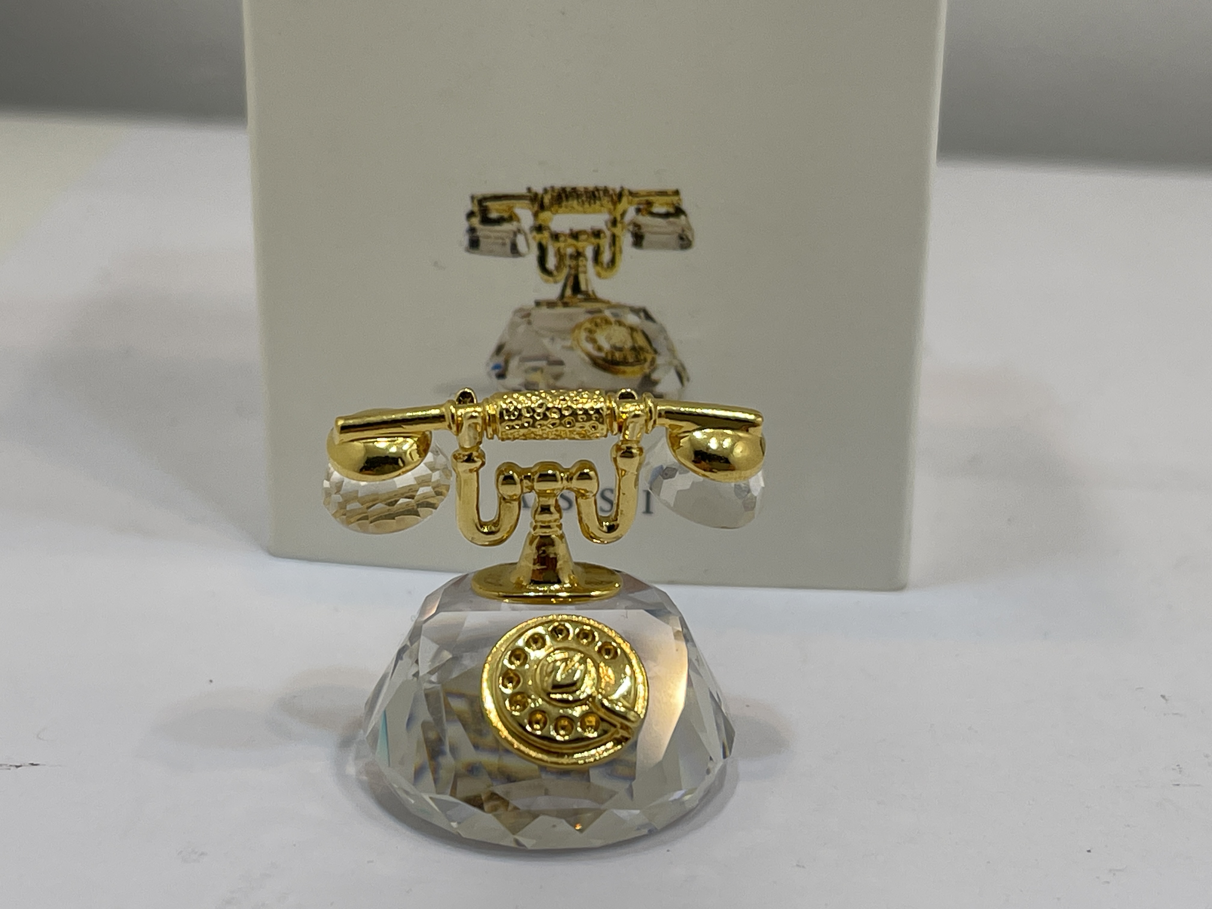 Swarovski Figur Kristall 180408 Memories Telefon 3 cm + OVP & Zertifikat. Top Zustand 