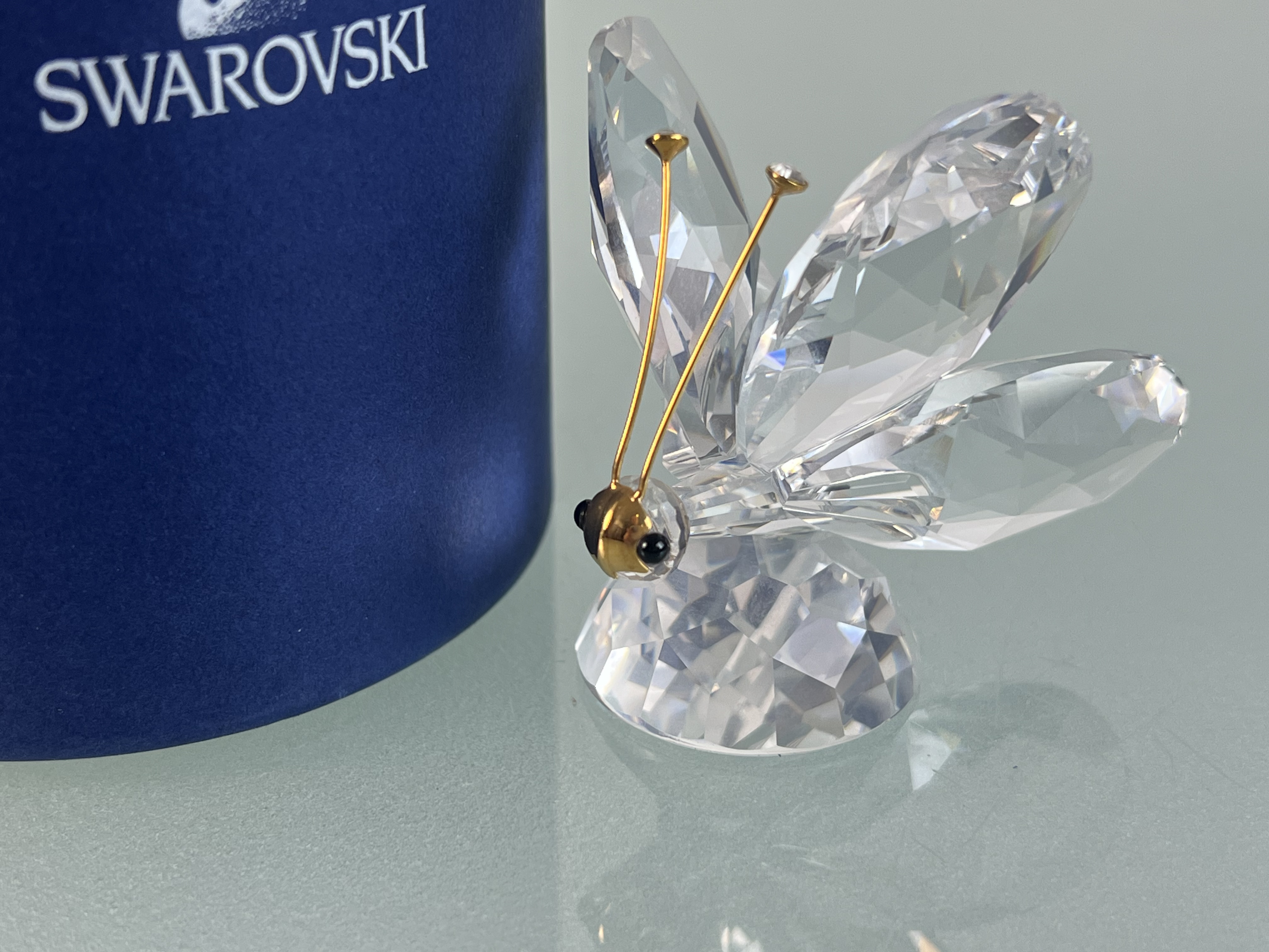 Swarovski Figur 010002 Schmetterling Groß. 5,2 cm. Mit OVP + Zertifikat. Top Zustand